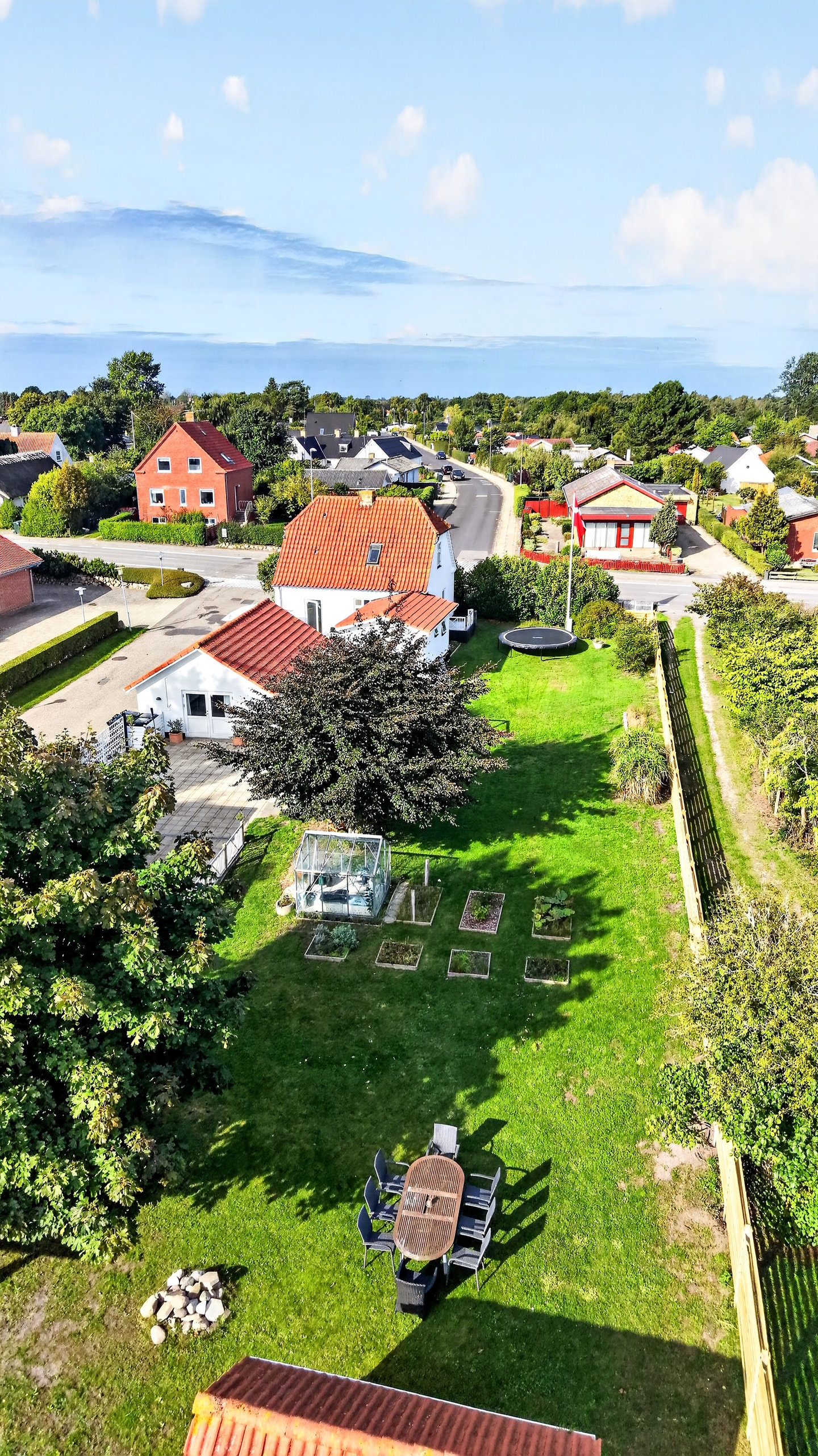 Fremhævet luftfoto billede i fuldskærmstilstand. Billede af Rørvigvej 52, 4500 Nykøbing Sj