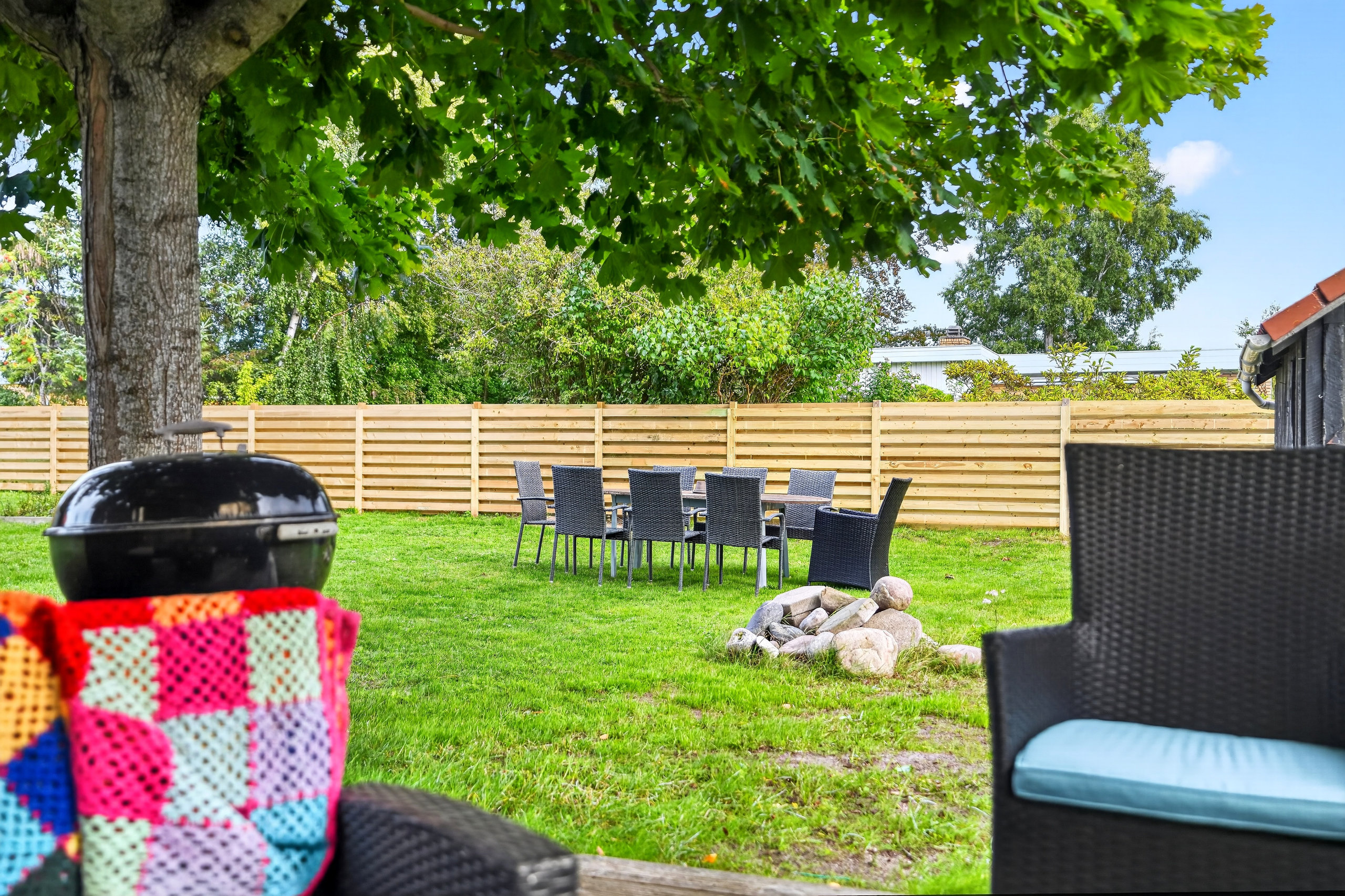 Fremhævet terrasse billede i fuldskærmstilstand. Billede af Rørvigvej 52, 4500 Nykøbing Sj