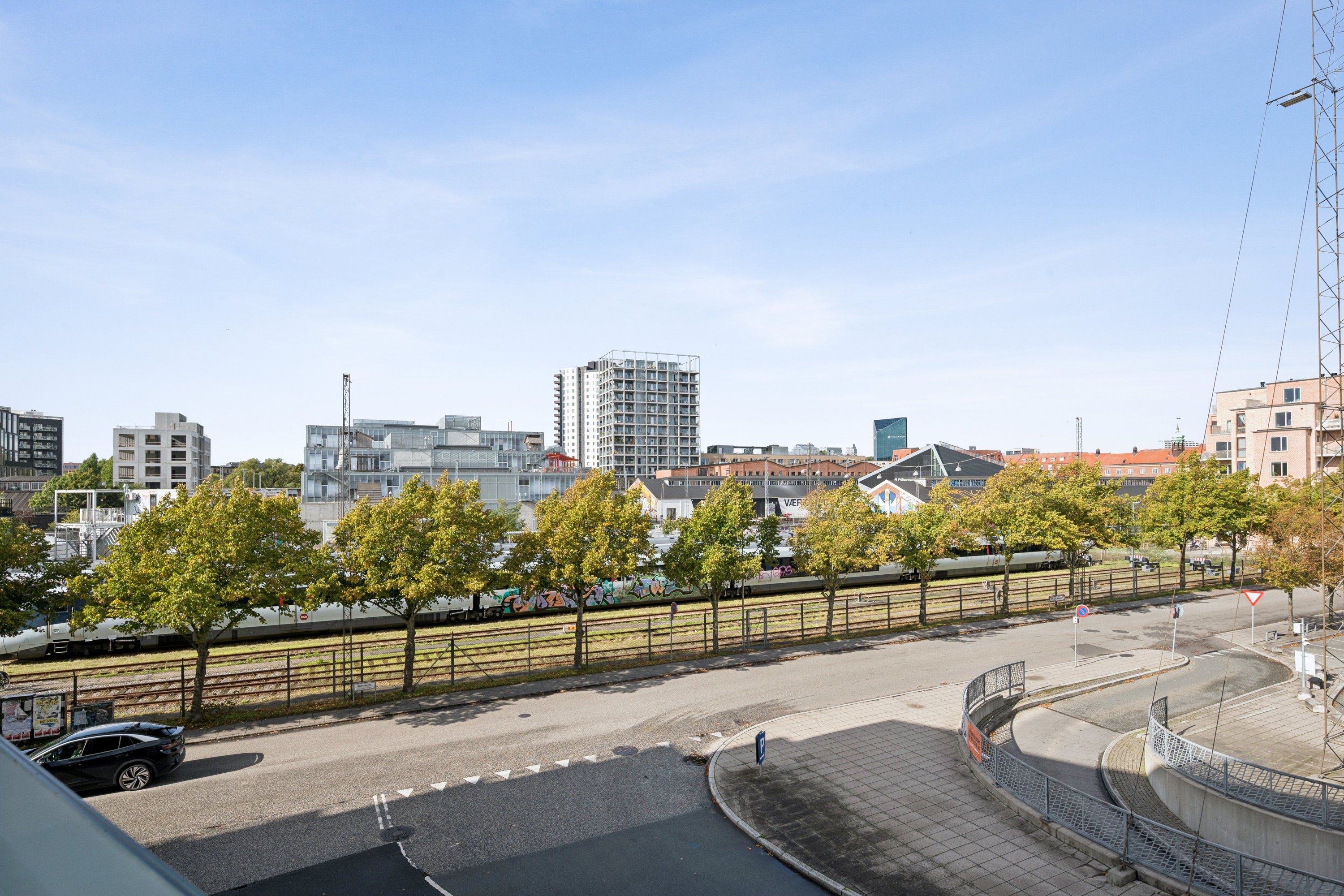 Fremhævet terrasse billede i fuldskærmstilstand. Billede af Gebauersgade 2, 2. 14., 8000 Aarhus C