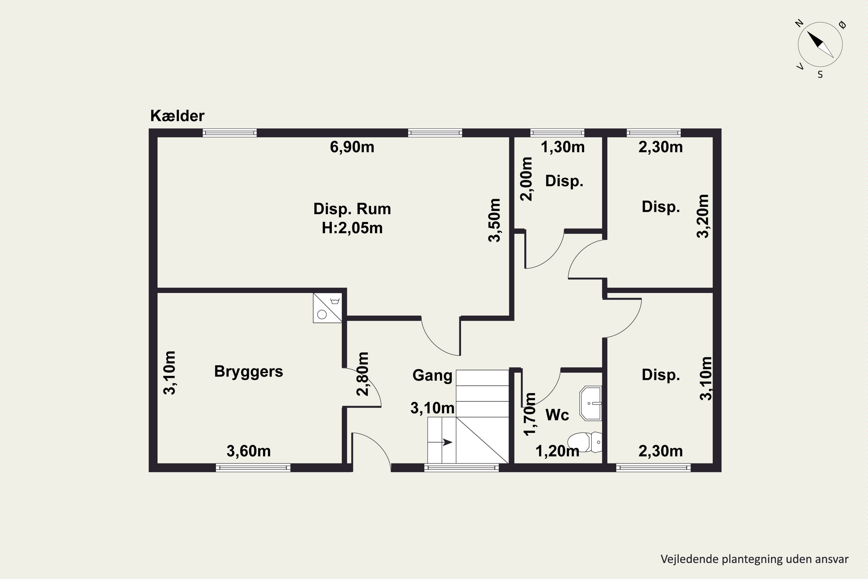 Plantegninger billede af Thorsgade 39, Thorsager, 8410 Rønde