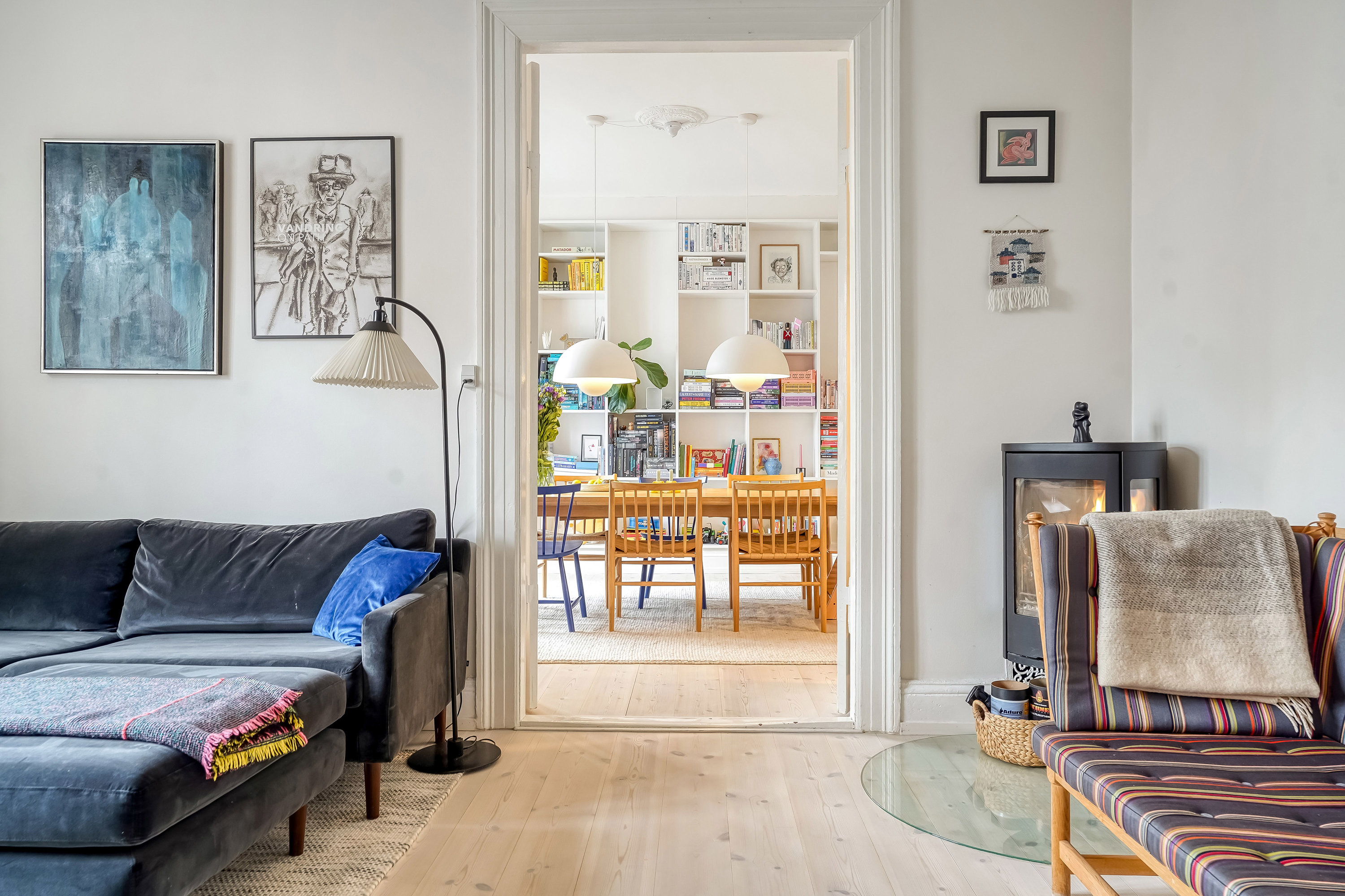 Fremhævet stue billede i fuldskærmstilstand. Billede af Allégade 20B, st., 5000 Odense C