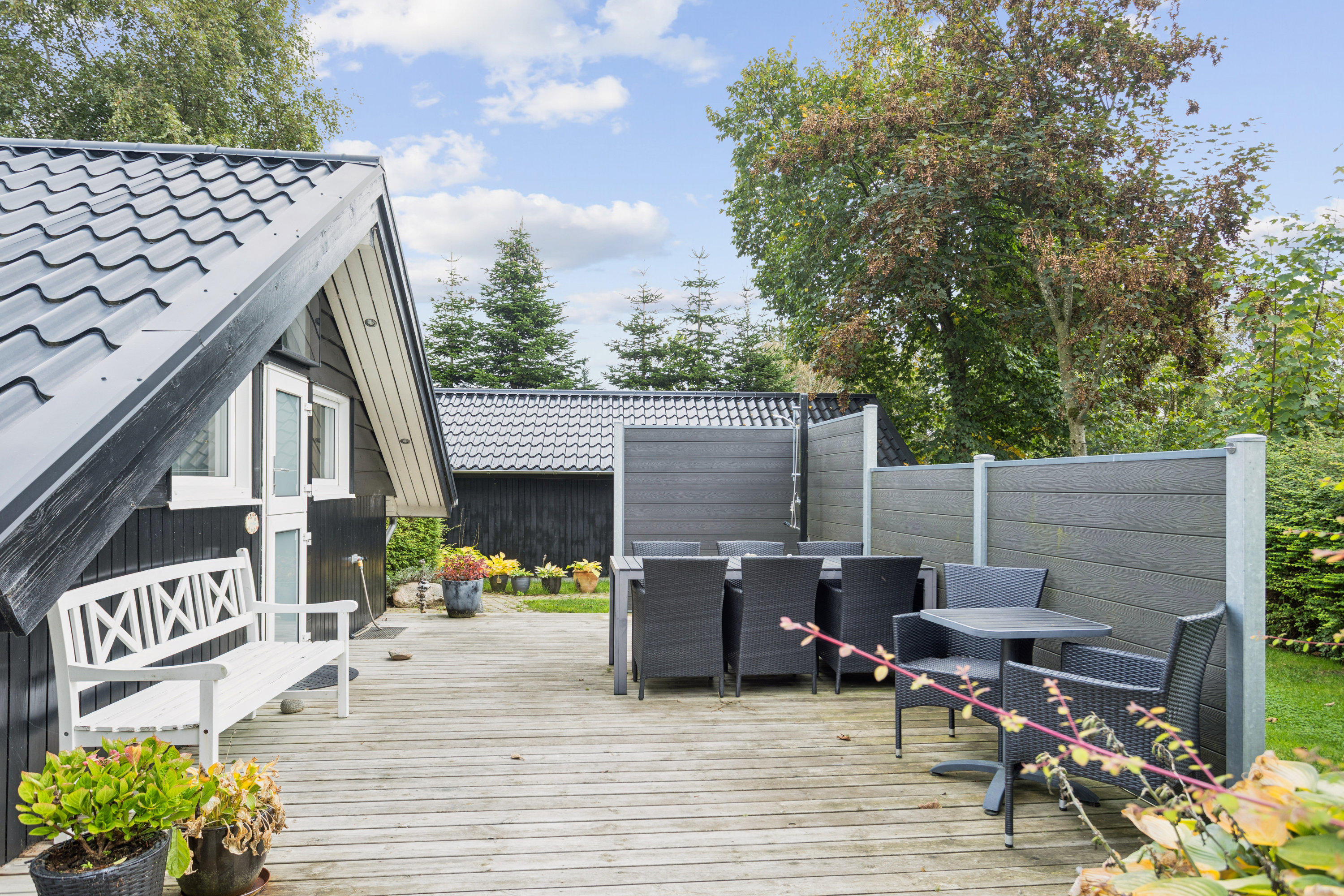 Fremhævet terrasse billede i fuldskærmstilstand. Billede af Fjordvej 9, Knud, 7860 Spøttrup