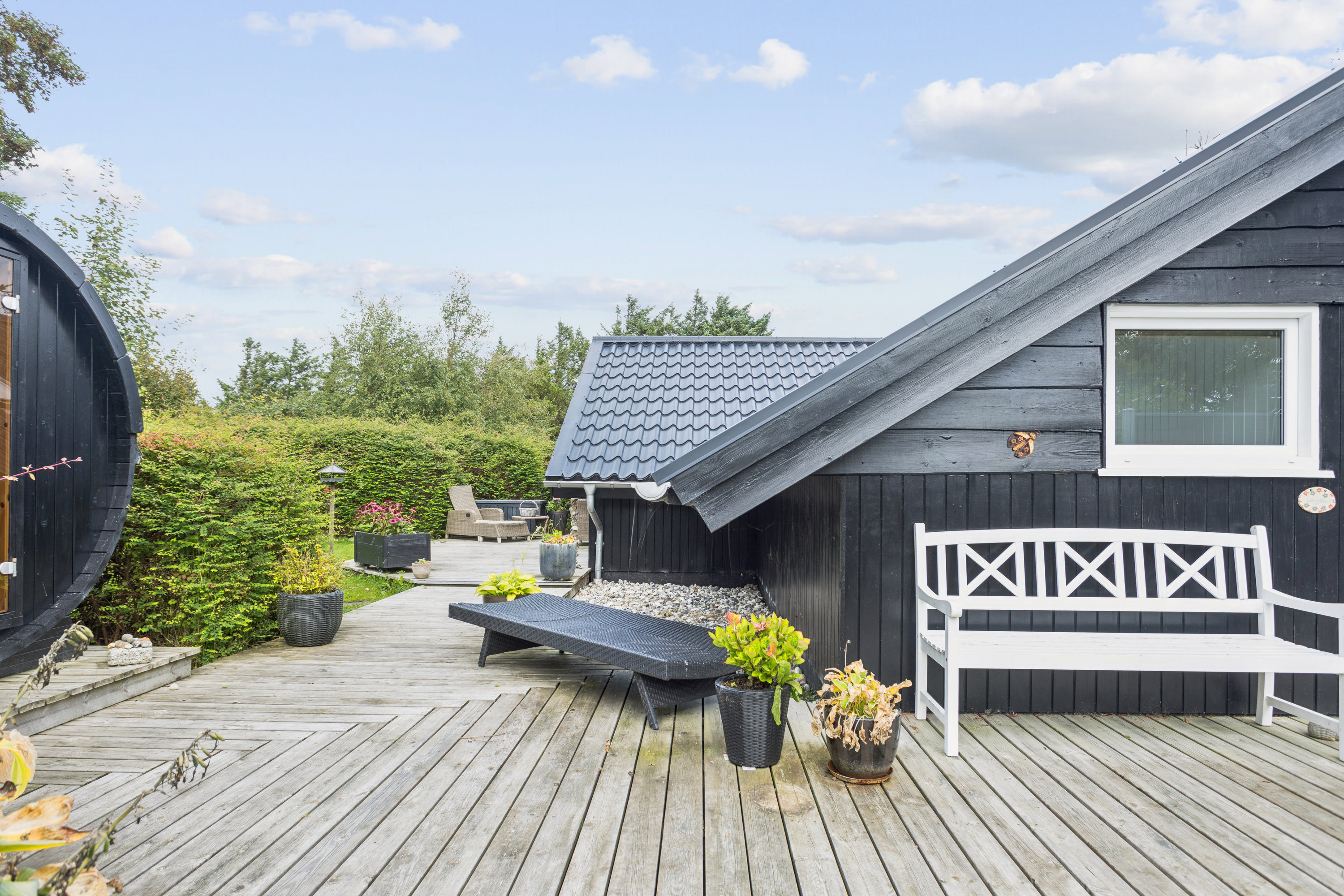 Fremhævet terrasse billede i fuldskærmstilstand. Billede af Fjordvej 9, Knud, 7860 Spøttrup