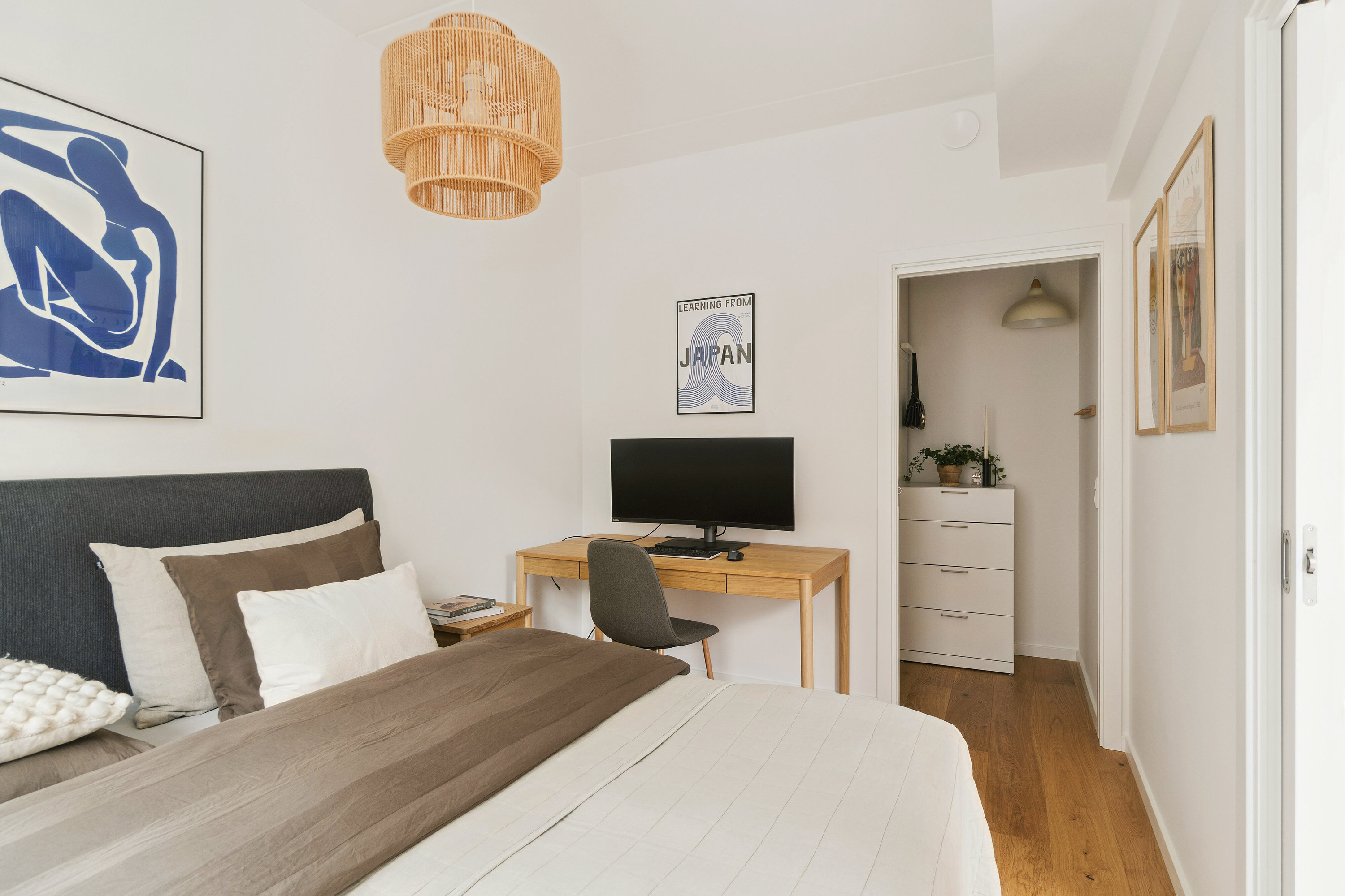 Fremhævet soveværelse billede i fuldskærmstilstand. Billede af Grethe Ingmanns Vej 31, 2. tv., 2450 København SV