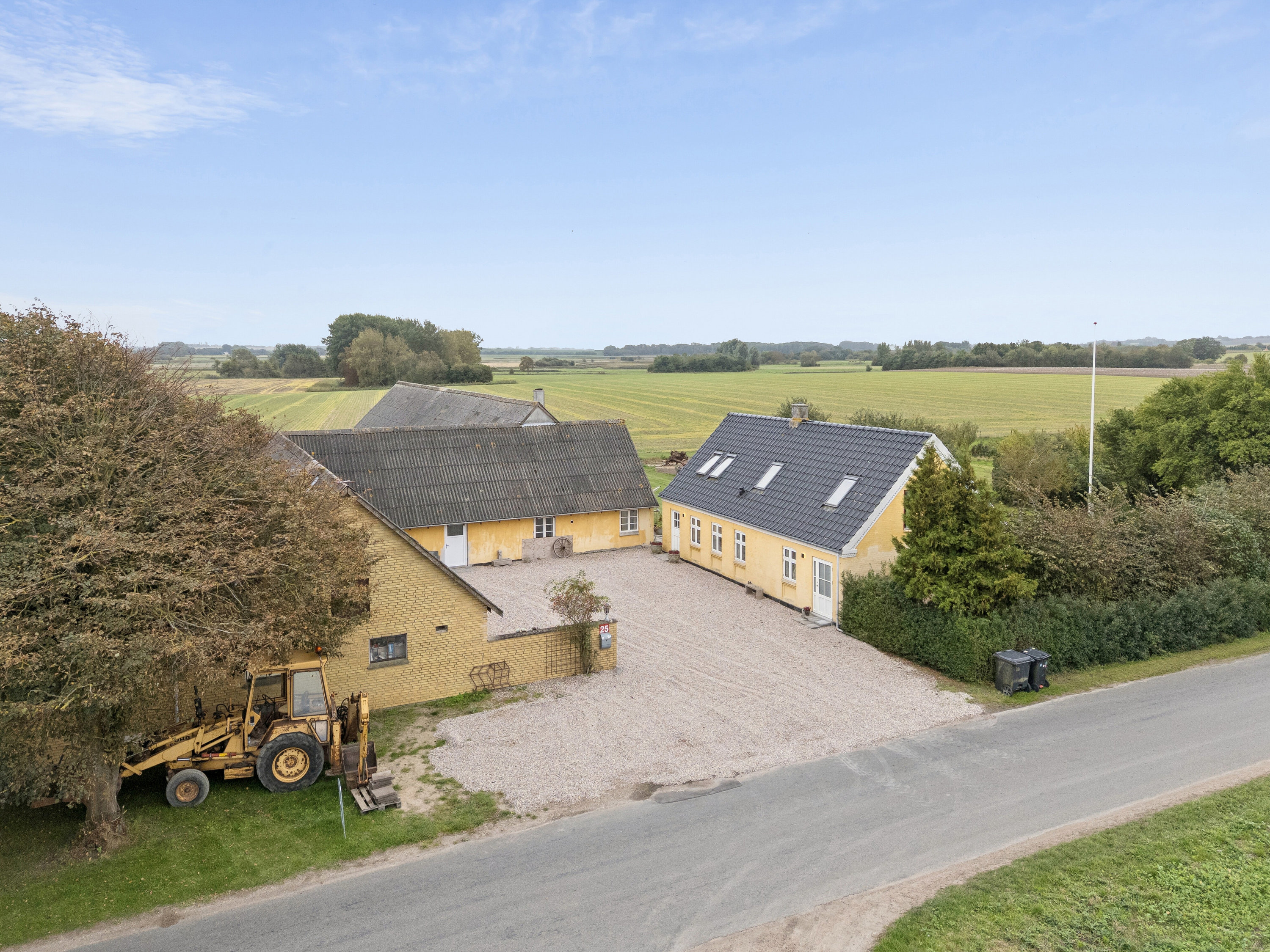 Fremhævet luftfoto billede i fuldskærmstilstand. Billede af Toelstangsvej 25, Mullerup, 4200 Slagelse