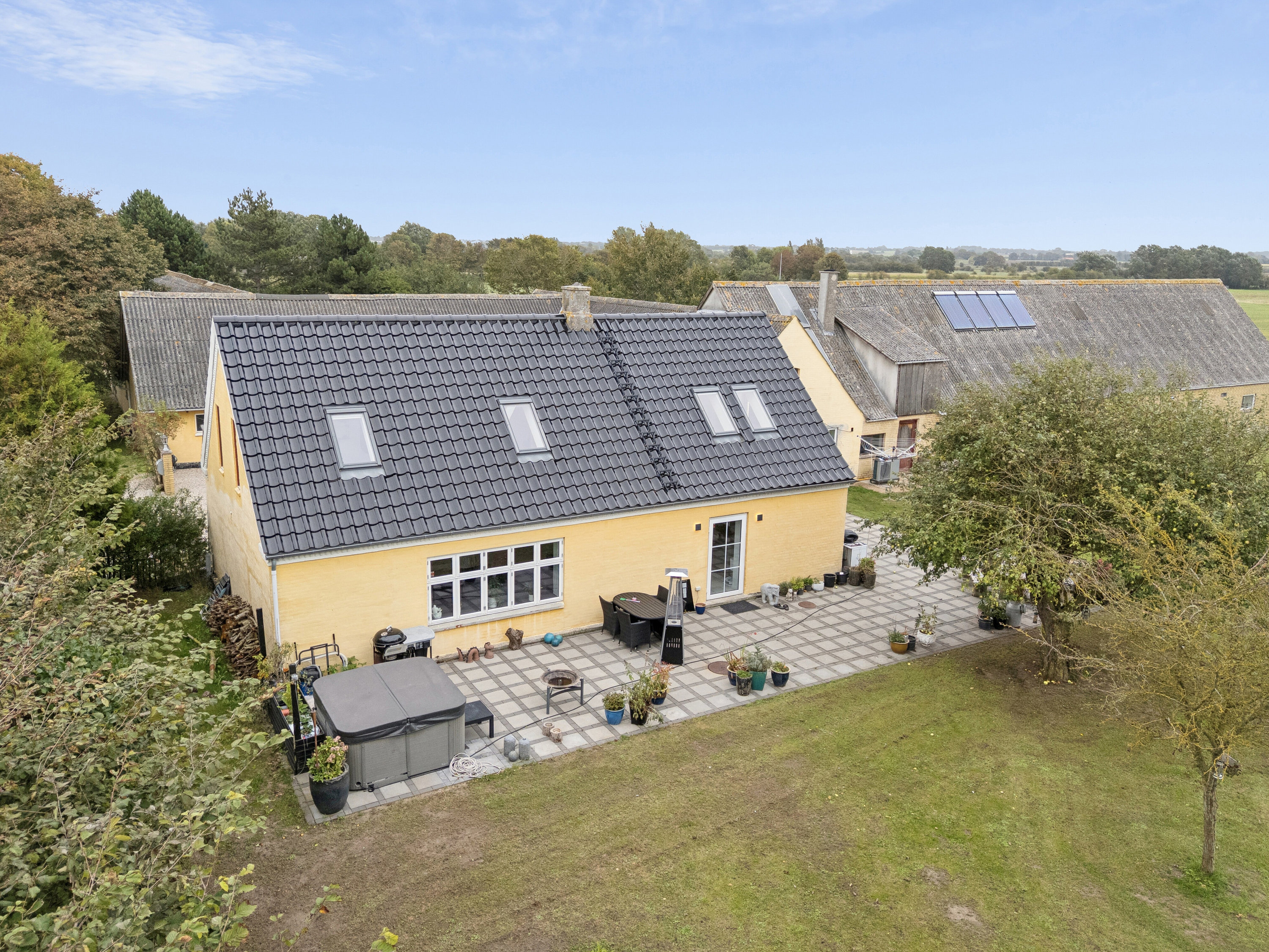 Fremhævet luftfoto billede i fuldskærmstilstand. Billede af Toelstangsvej 25, Mullerup, 4200 Slagelse