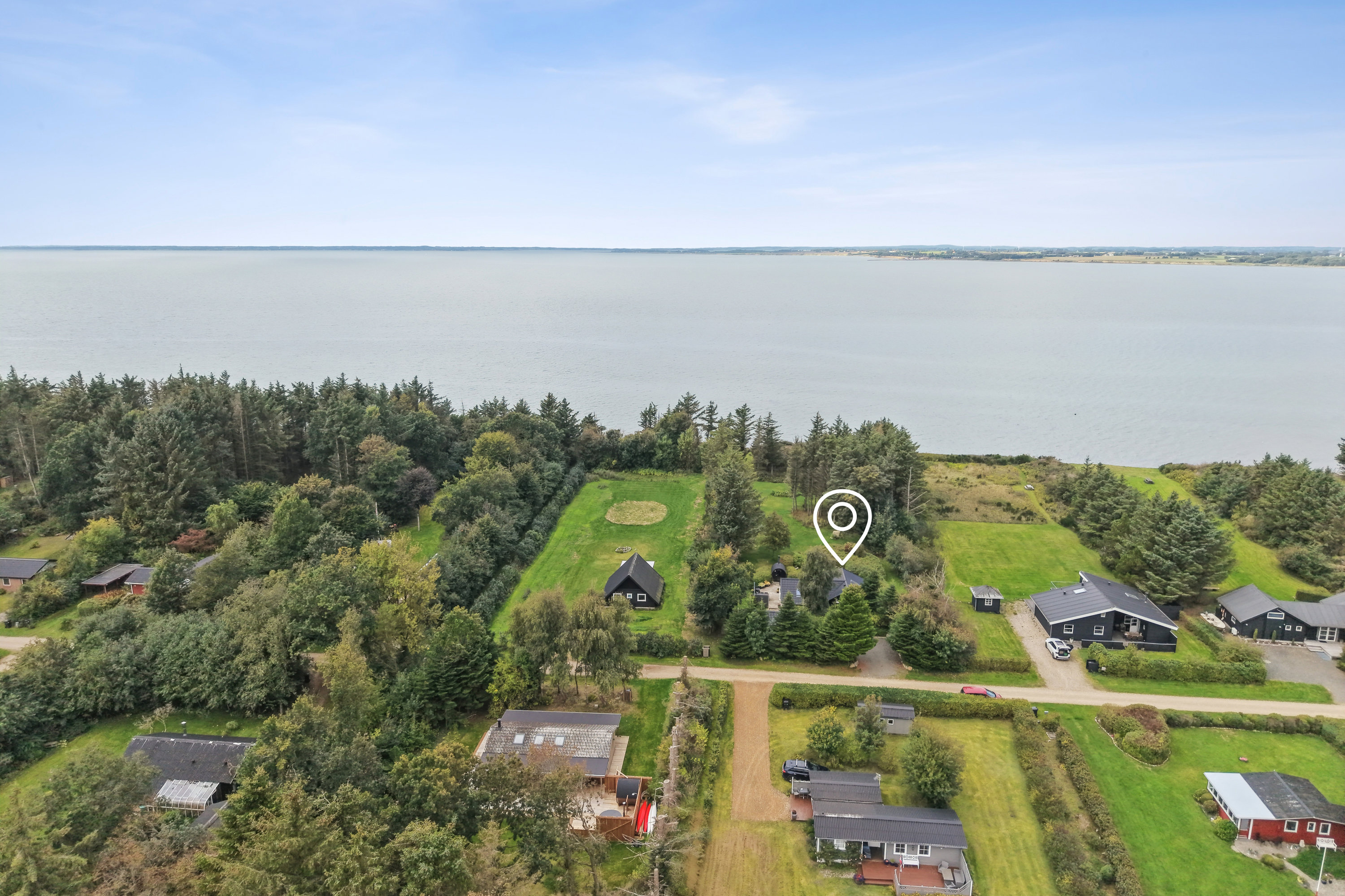 Fremhævet luftfoto billede i fuldskærmstilstand. Billede af Fjordvej 9, Knud, 7860 Spøttrup