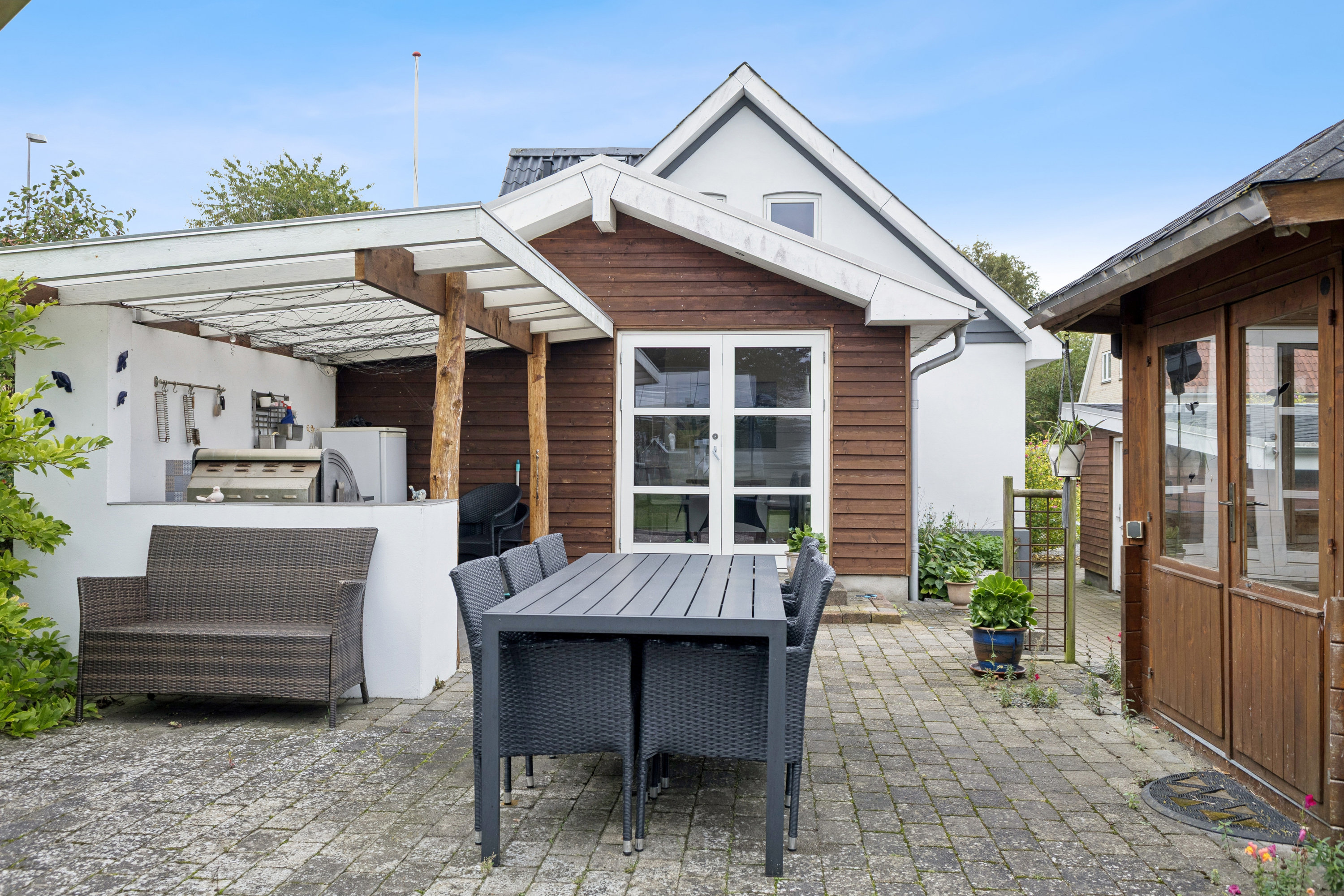 Fremhævet terrasse billede i fuldskærmstilstand. Billede af Hegedalsvej 59, 9500 Hobro