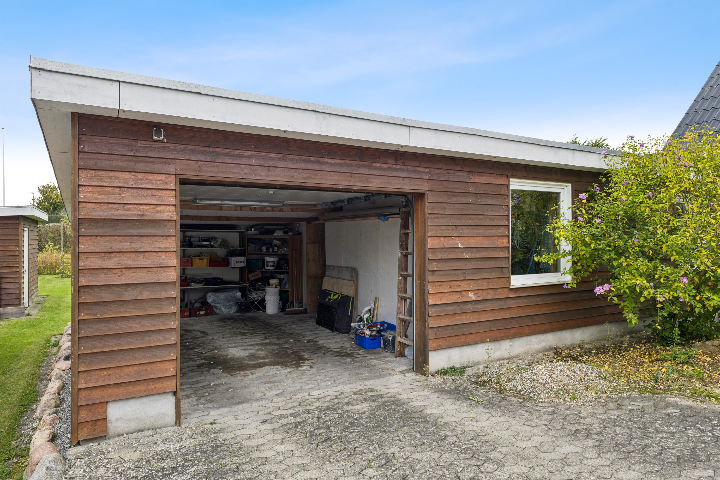 Fremhævet garage billede i fuldskærmstilstand. Billede af Hegedalsvej 59, 9500 Hobro