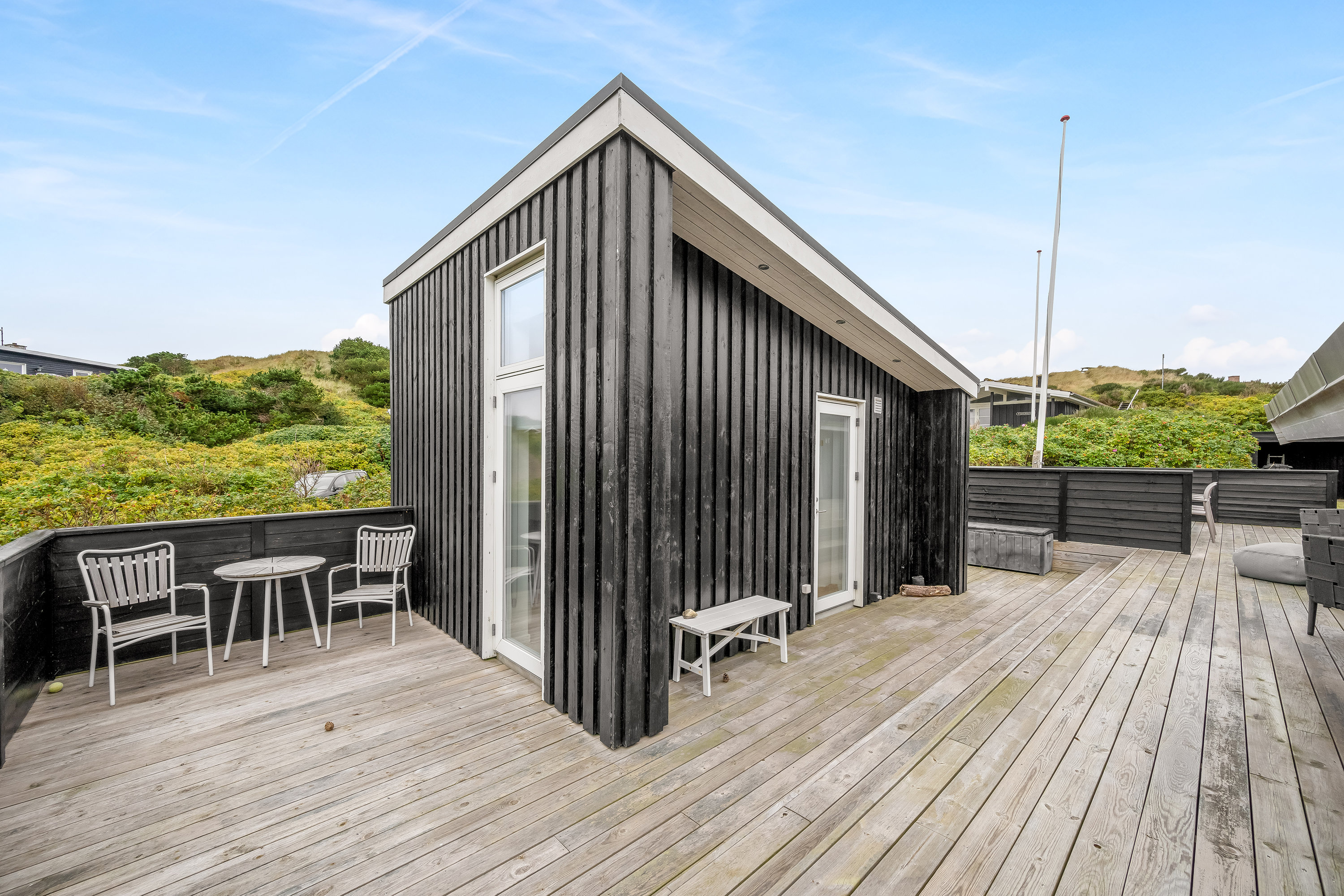 Fremhævet terrasse billede i fuldskærmstilstand. Billede af Søndergade 78, 6960 Hvide Sande