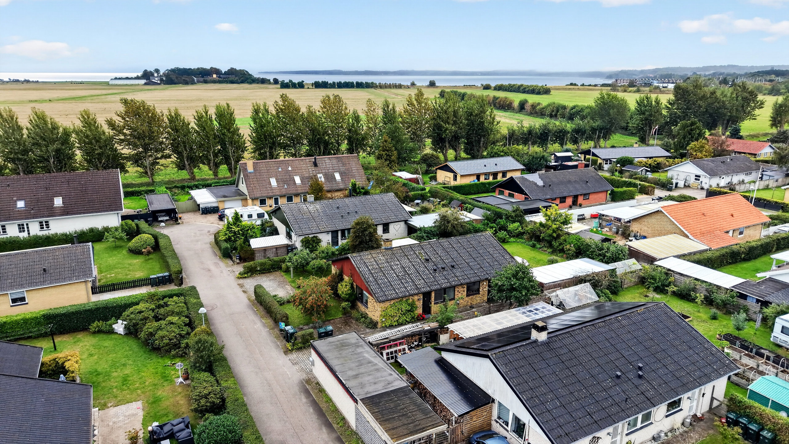 Fremhævet luftfoto billede i fuldskærmstilstand. Billede af Kingosvej 92, 4500 Nykøbing Sj