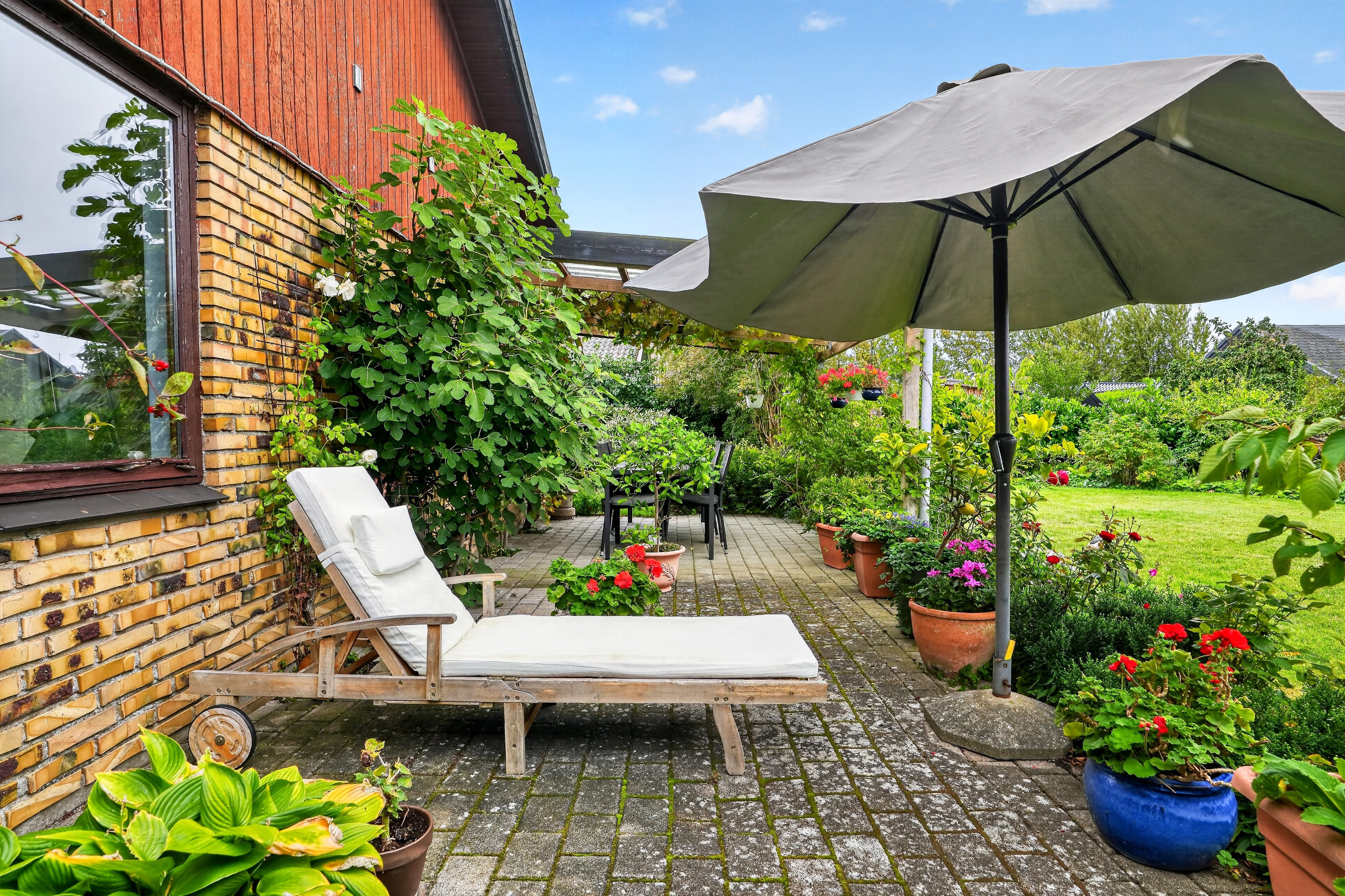 Fremhævet terrasse billede i fuldskærmstilstand. Billede af Kingosvej 92, 4500 Nykøbing Sj