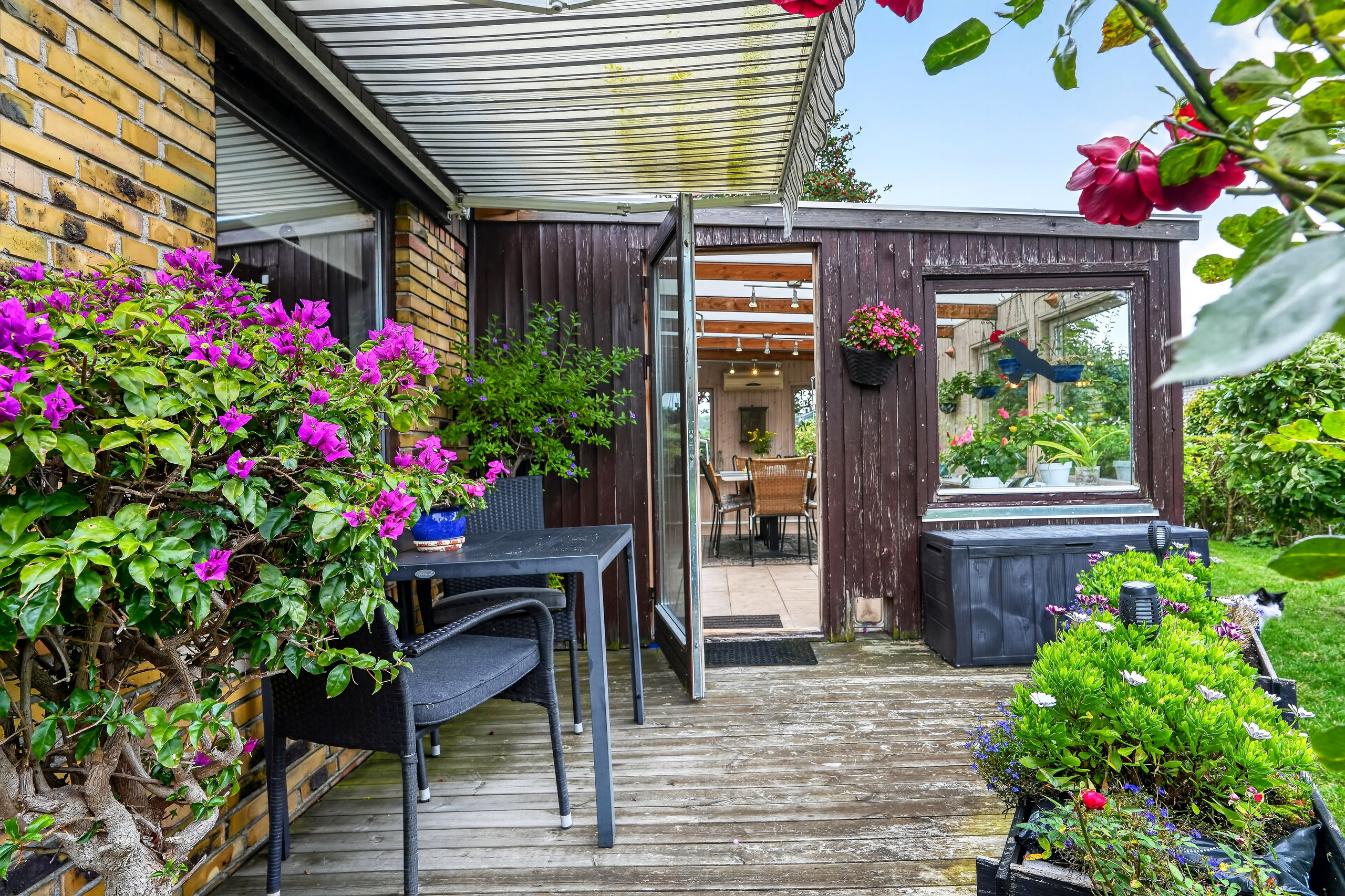 Fremhævet terrasse billede i fuldskærmstilstand. Billede af Kingosvej 92, 4500 Nykøbing Sj