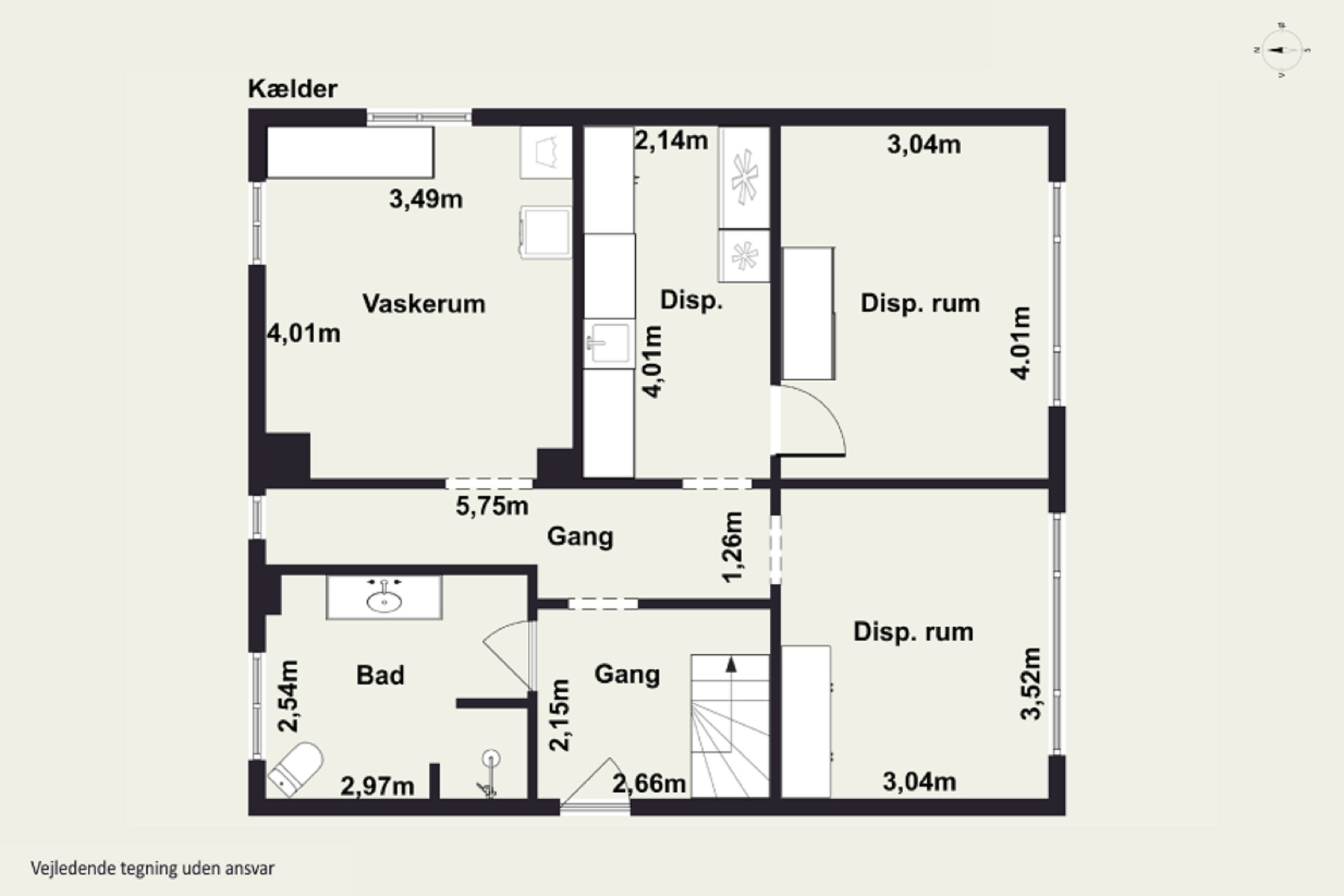 Plantegninger billede af Spangbergsvej 44, 7700 Thisted