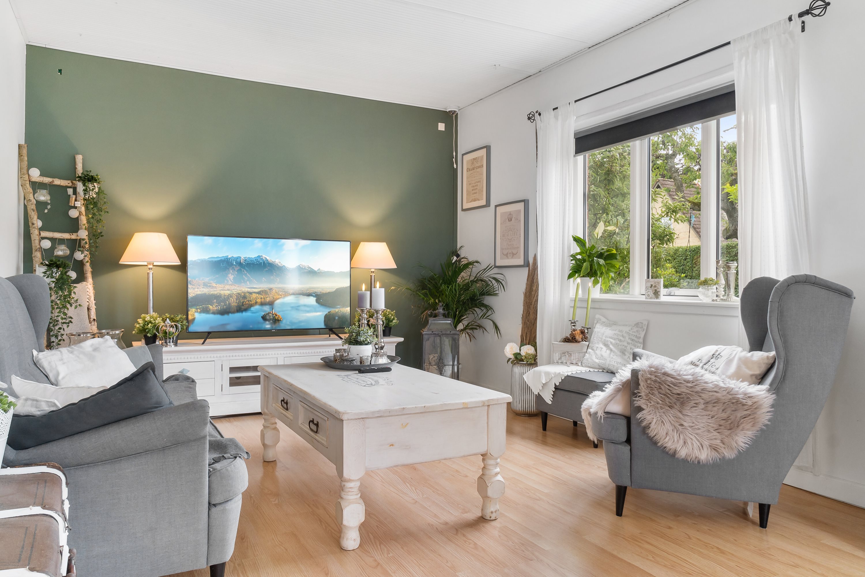 Fremhævet stue billede i fuldskærmstilstand. Billede af Lundevej 4, Korinth, 5600 Faaborg