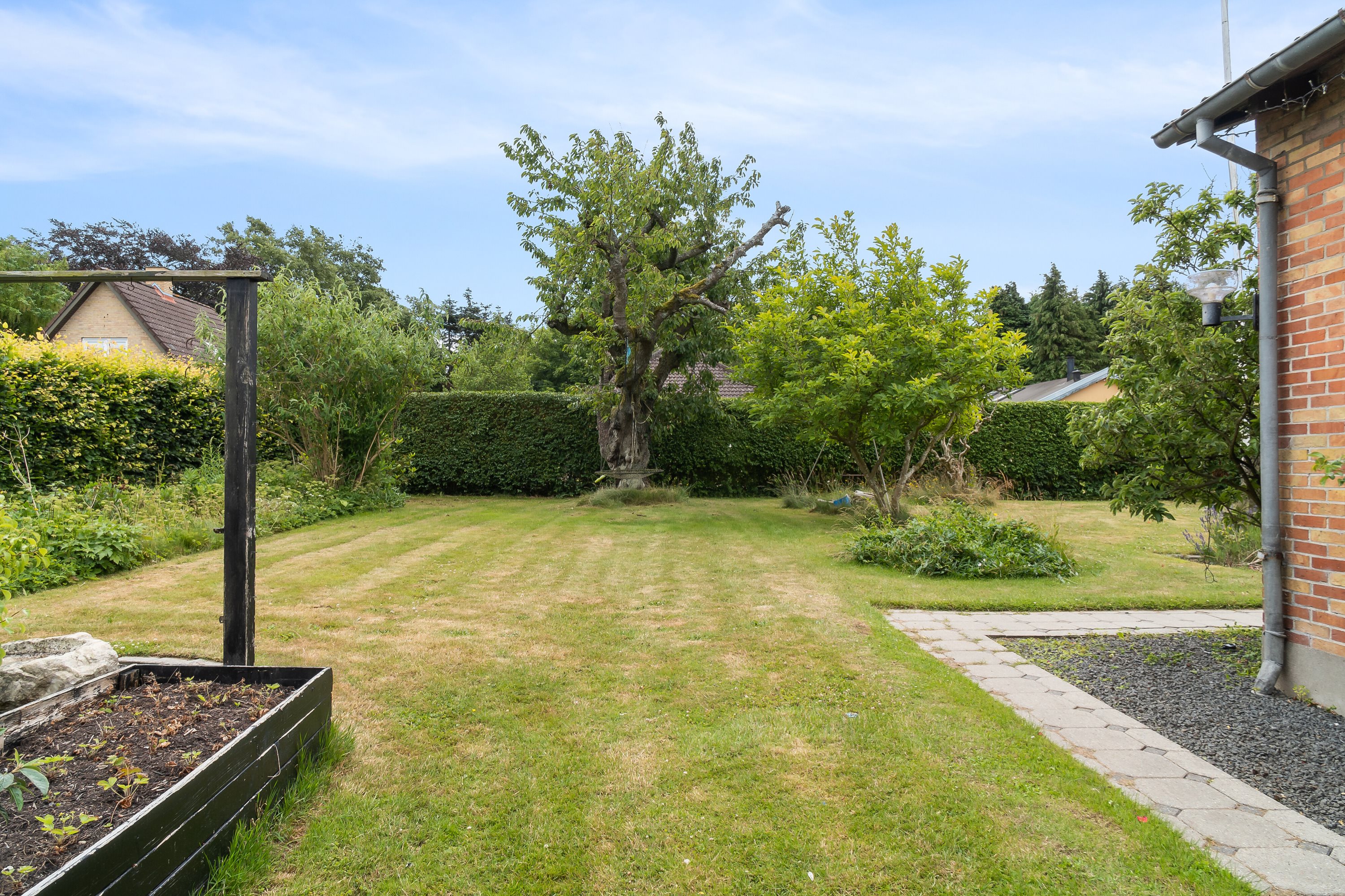 Fremhævet udendørs billede i fuldskærmstilstand. Billede af Lundevej 4, Korinth, 5600 Faaborg