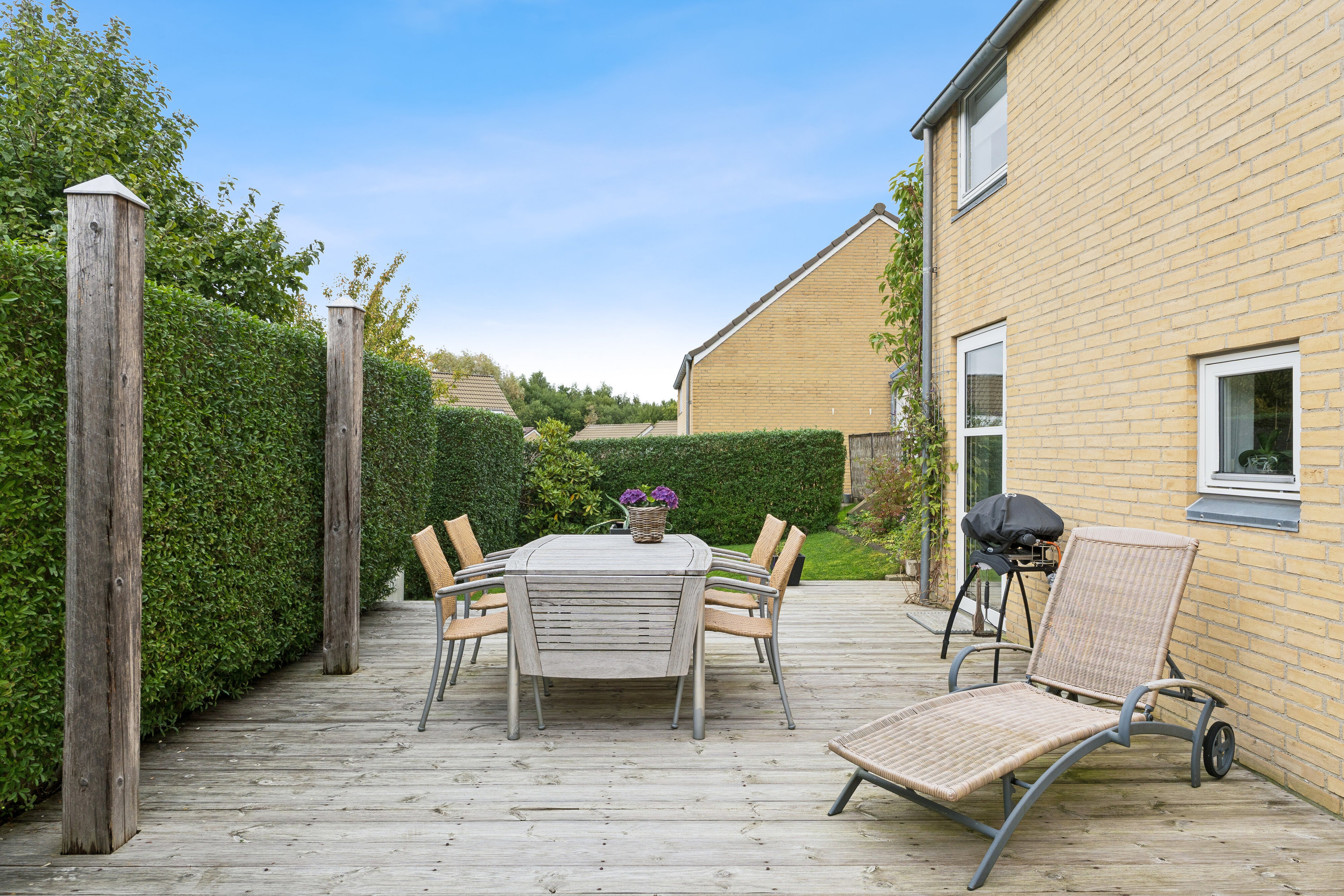 Fremhævet terrasse billede i fuldskærmstilstand. Billede af Røddingvej 41, 8600 Silkeborg
