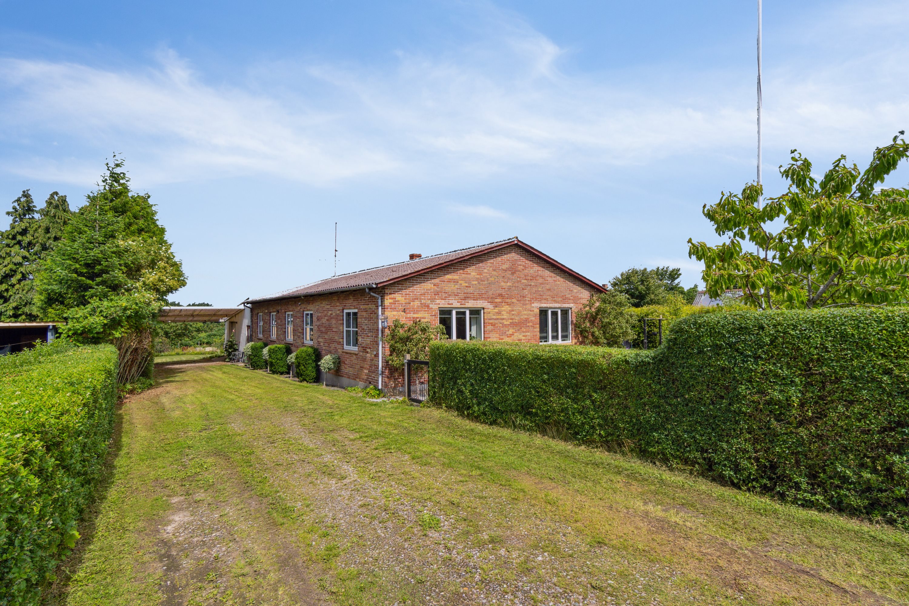 Fremhævet set fra haven billede i fuldskærmstilstand. Billede af Lundevej 4, Korinth, 5600 Faaborg