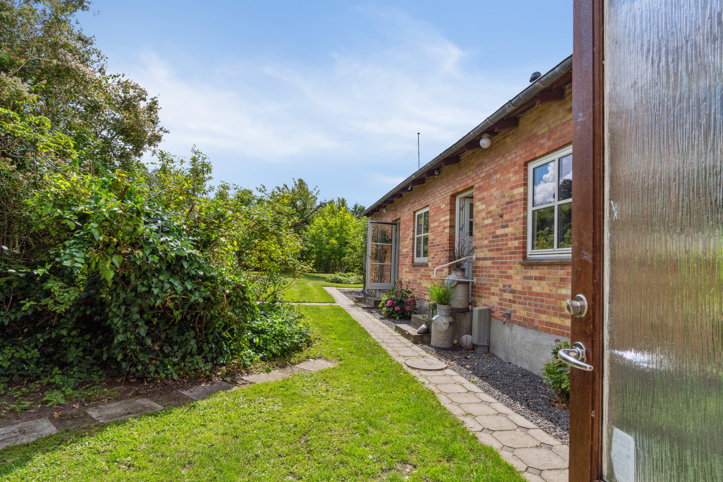 Fremhævet set fra haven billede i fuldskærmstilstand. Billede af Lundevej 4, Korinth, 5600 Faaborg