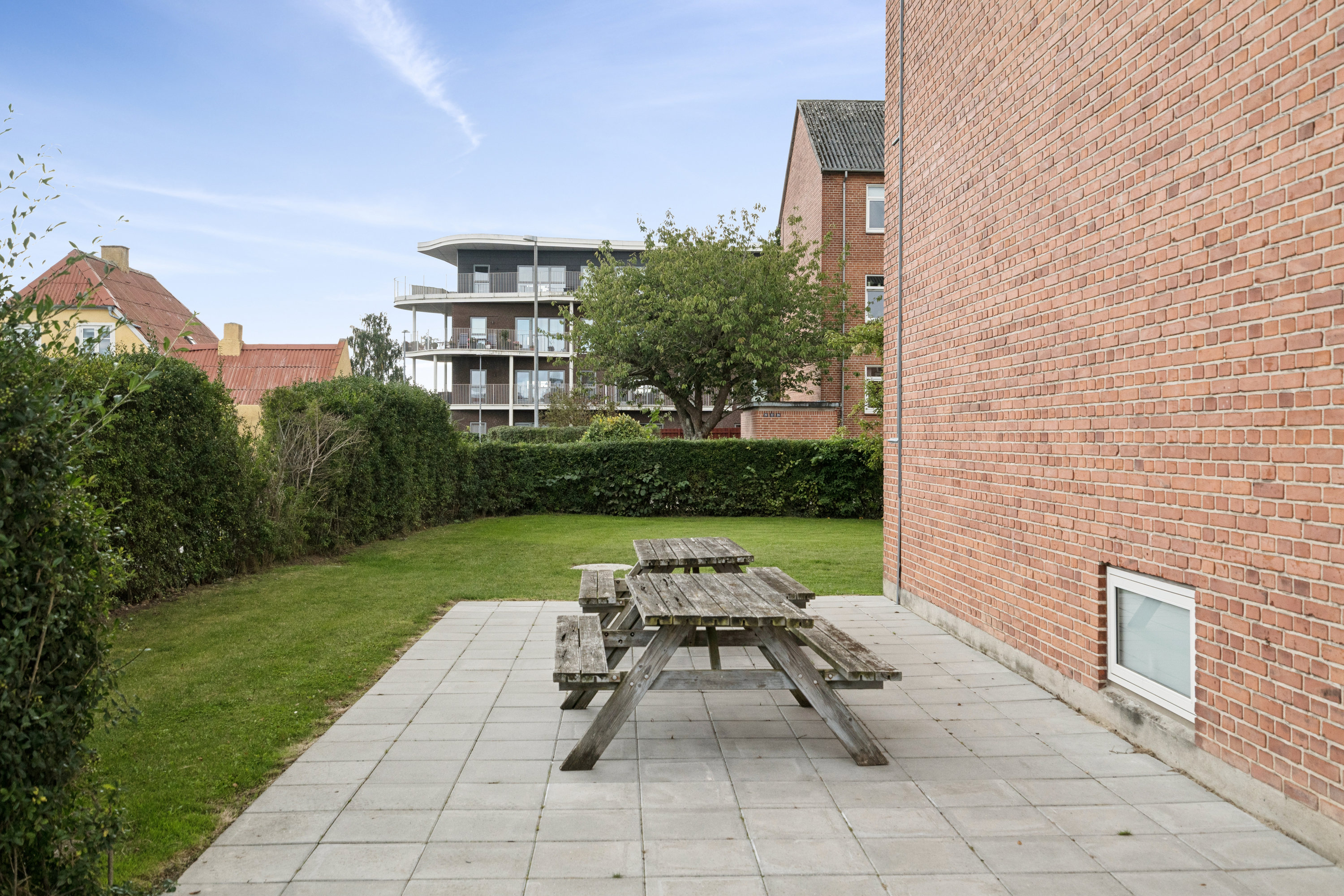 Fremhævet terrasse billede i fuldskærmstilstand. Billede af Lathyrusvej 14, st. tv., 8930 Randers NØ