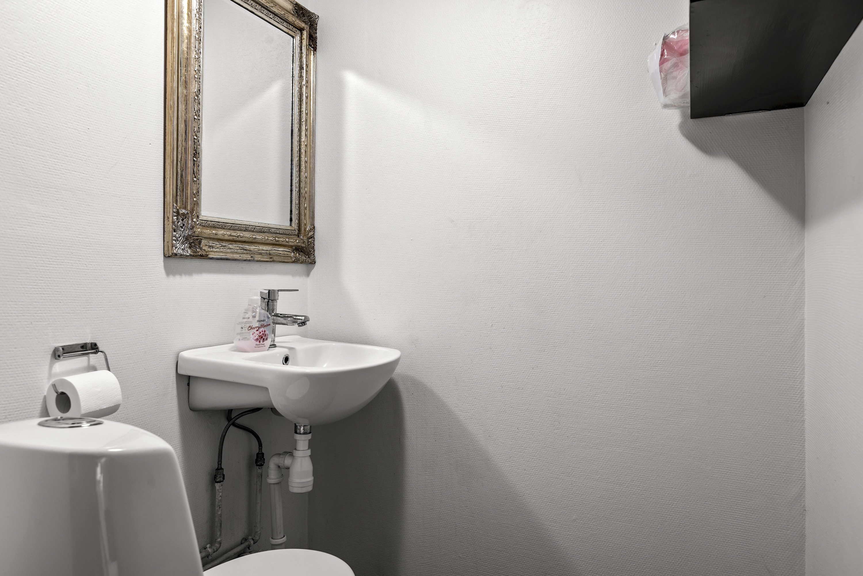 Fremhævet toilet billede i fuldskærmstilstand. Billede af Merbjergvej 15, 4293 Dianalund