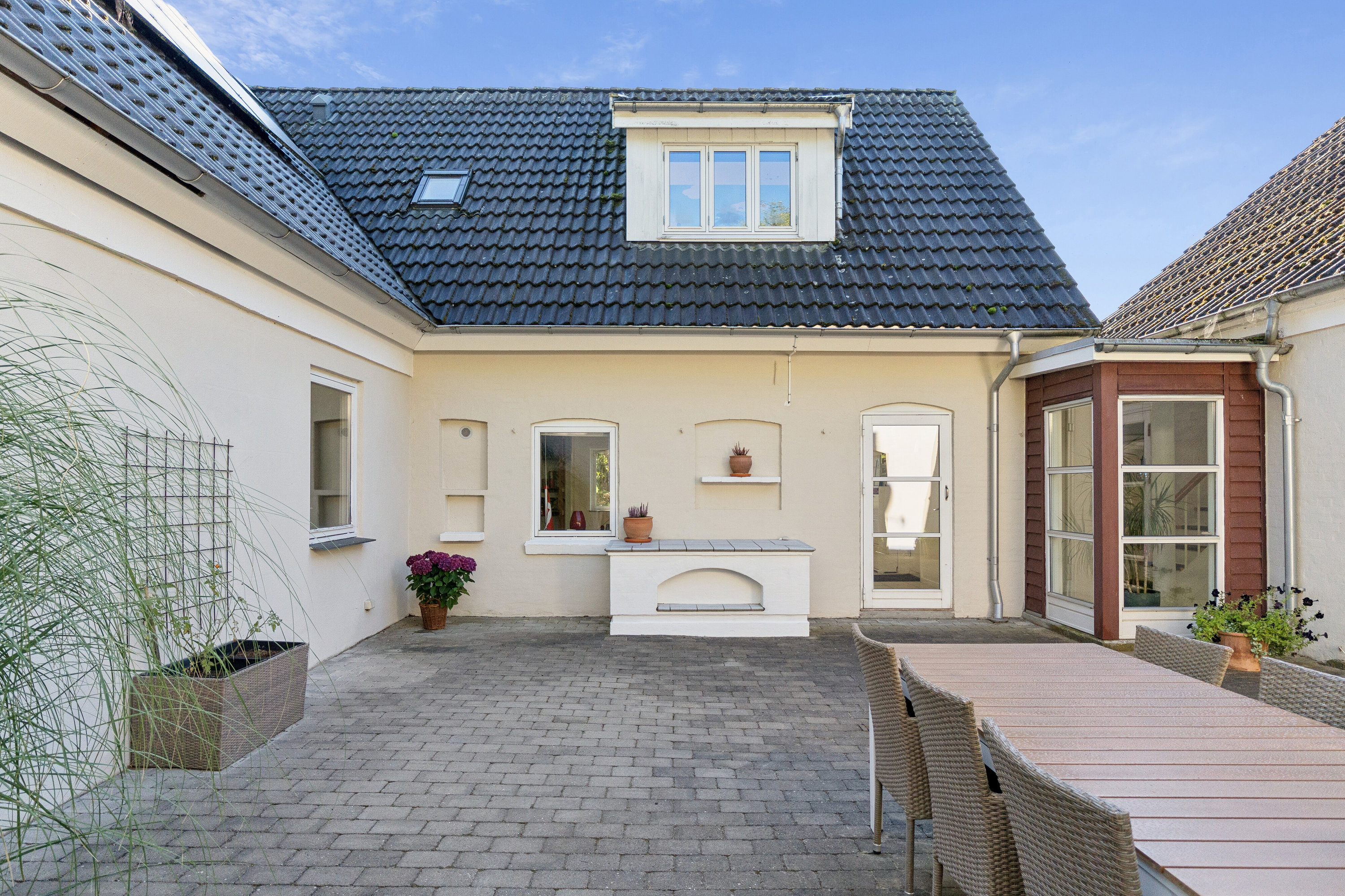 Fremhævet terrasse billede i fuldskærmstilstand. Billede af Udsigten 11, Vormark, 5874 Hesselager