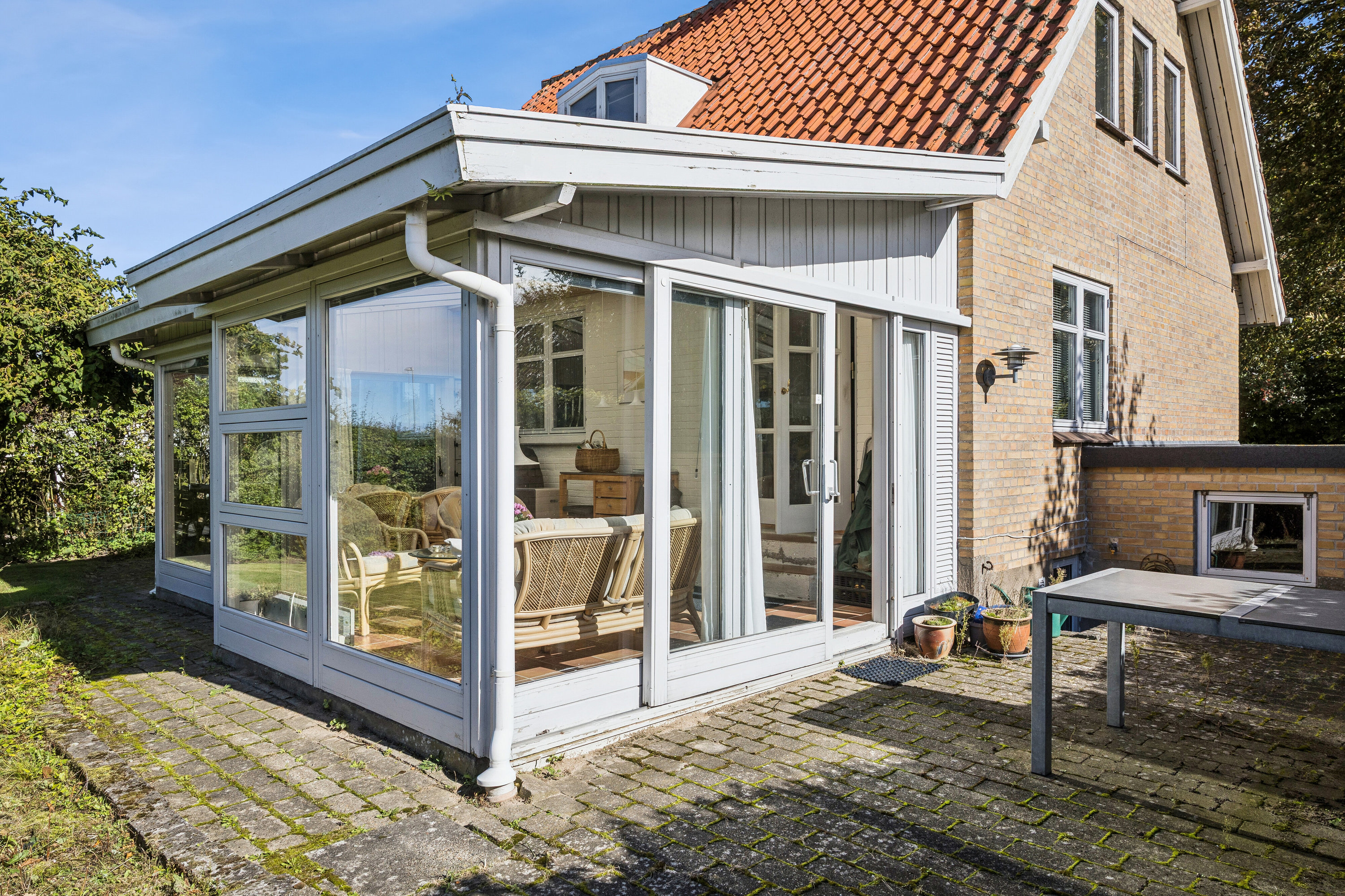 Fremhævet set fra haven billede i fuldskærmstilstand. Billede af Ifversensvej 43, 9800 Hjørring