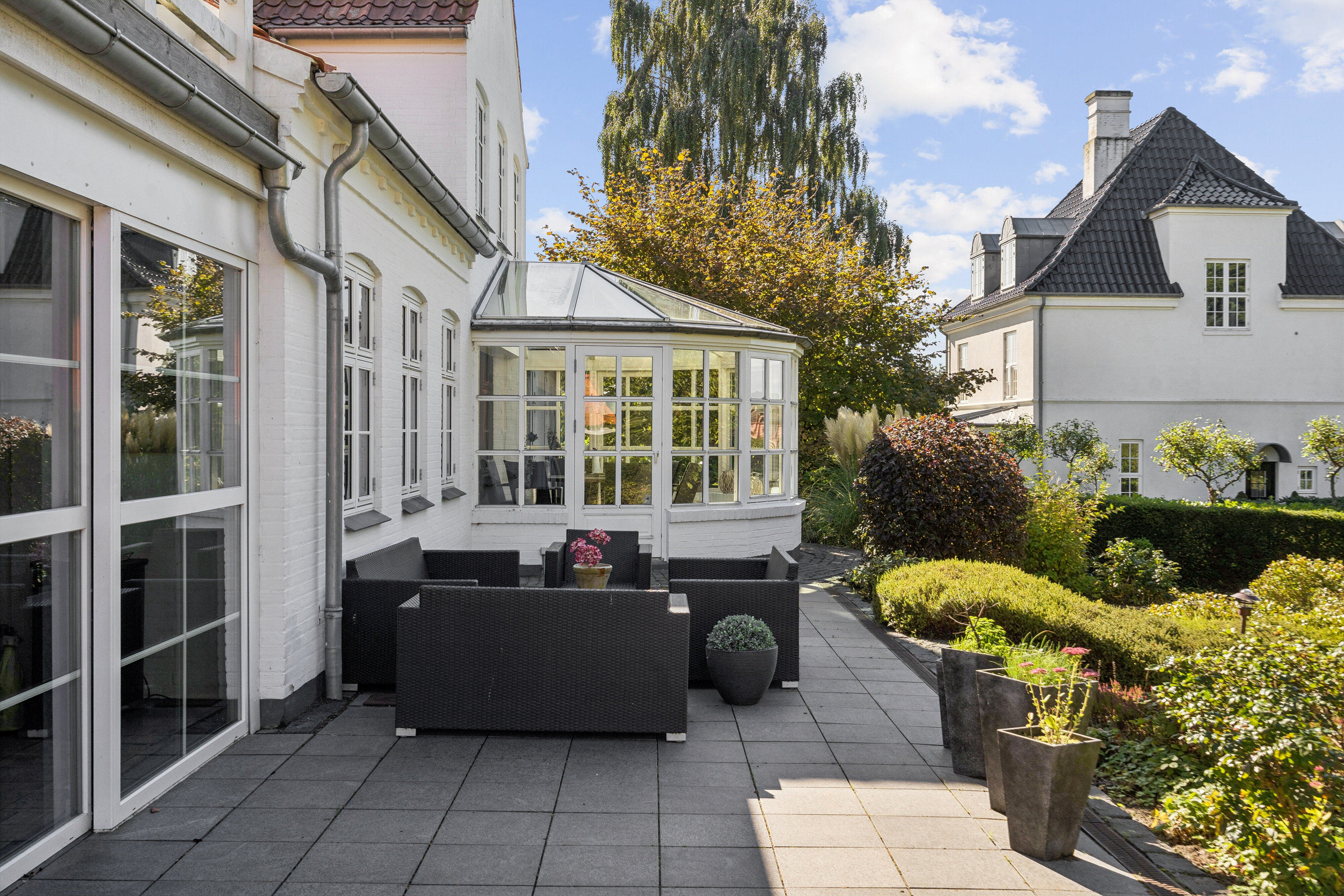Fremhævet terrasse billede i fuldskærmstilstand. Billede af Jørgensgård 45B, 6200 Aabenraa