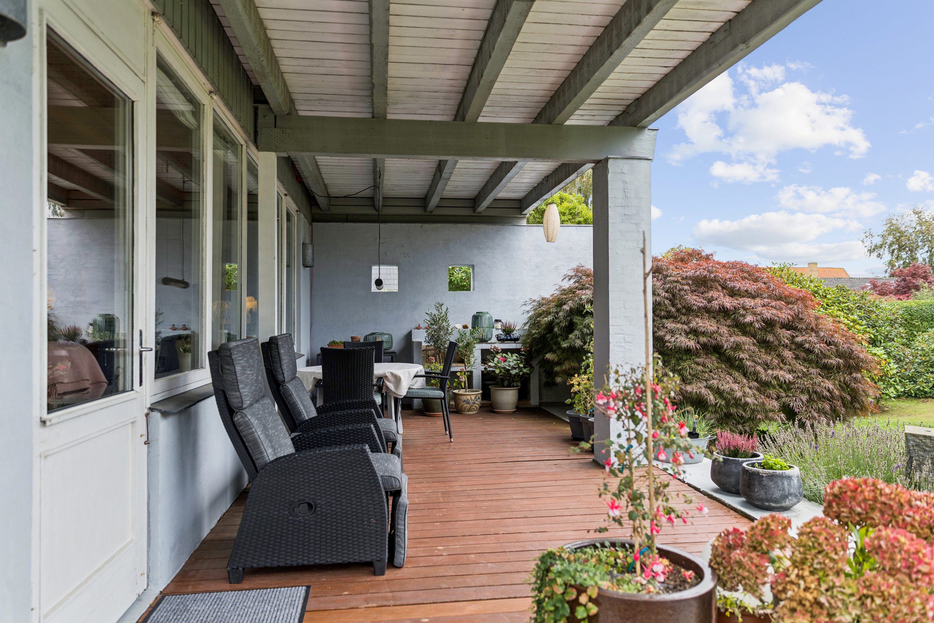Fremhævet terrasse billede i fuldskærmstilstand. Billede af Tålforvej 38, 8250 Egå