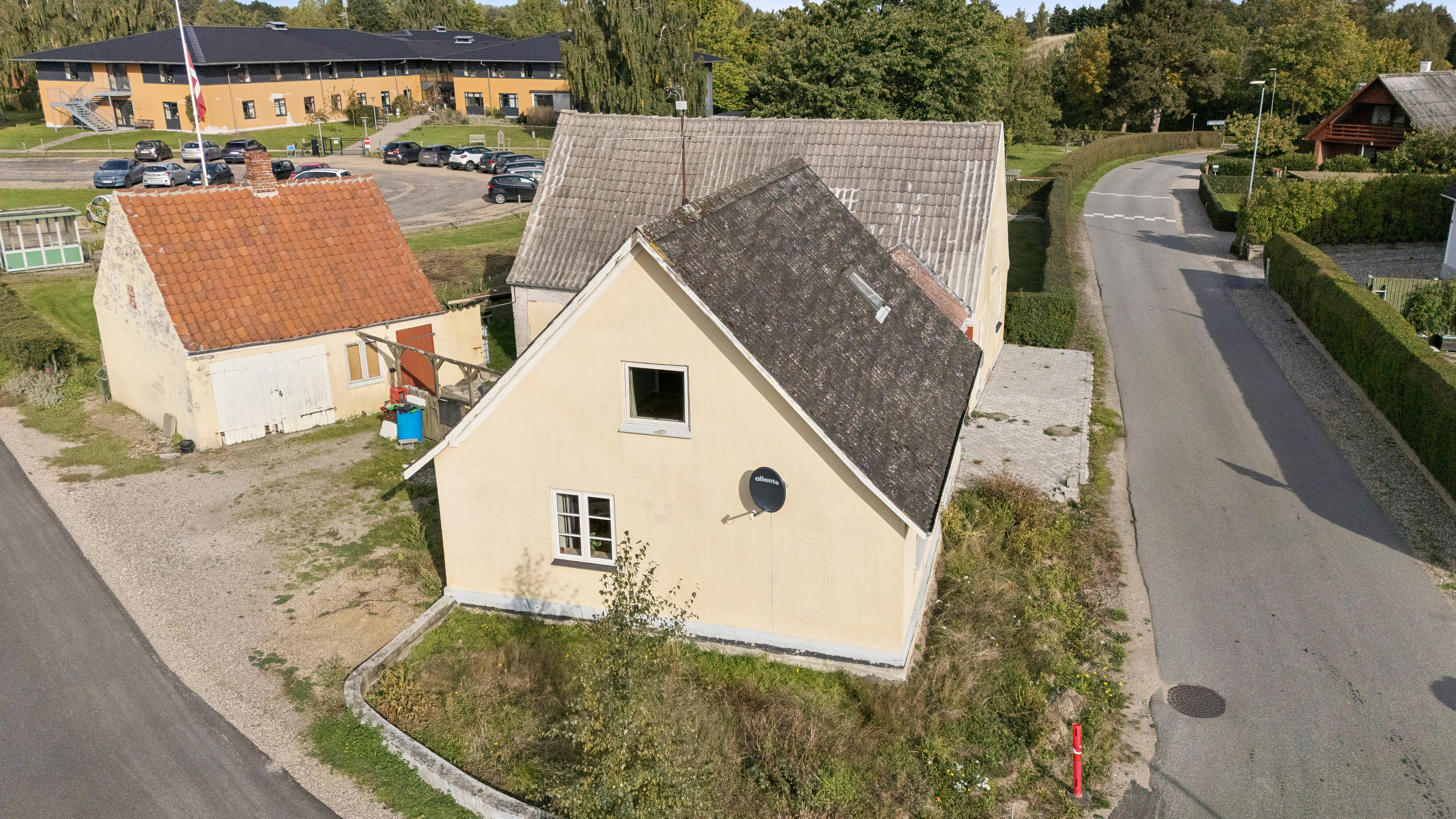 Fremhævet luftfoto billede i fuldskærmstilstand. Billede af Annexstræde 78, Tullebølle, 5953 Tranekær