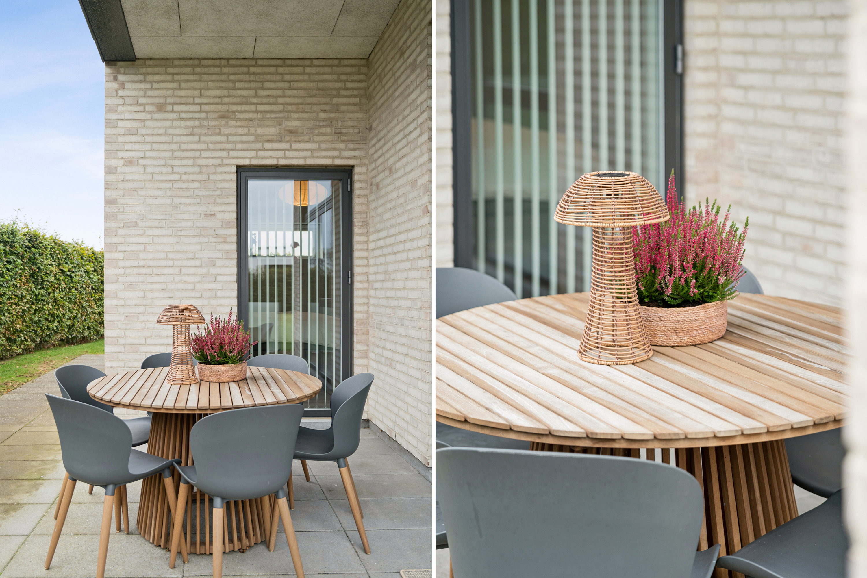 Fremhævet terrasse billede i fuldskærmstilstand. Billede af Nicolajs Have 10, Nørhalne, 9430 Vadum