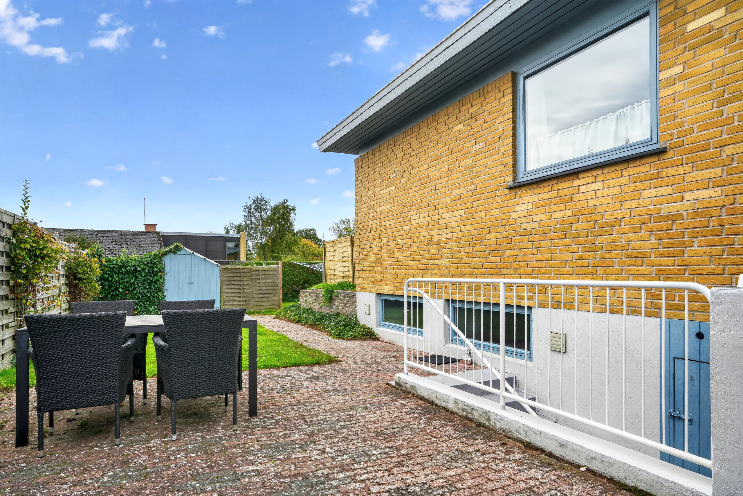 Fremhævet terrasse billede i fuldskærmstilstand. Billede af Rugmarken 3, 4340 Tølløse