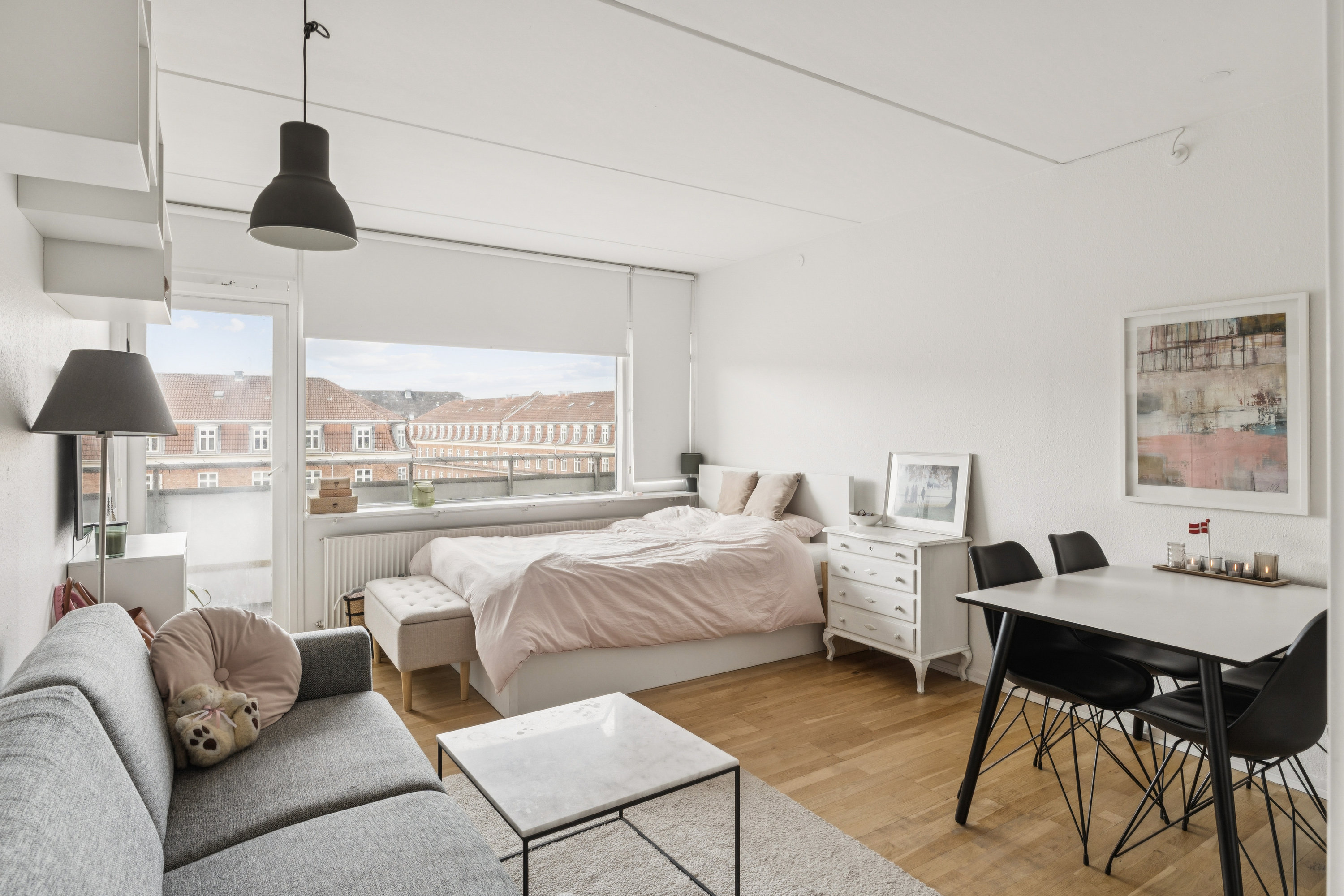 Fremhævet stue billede i fuldskærmstilstand. Billede af Drejøgade 26A, 5. 504., 2100 København Ø
