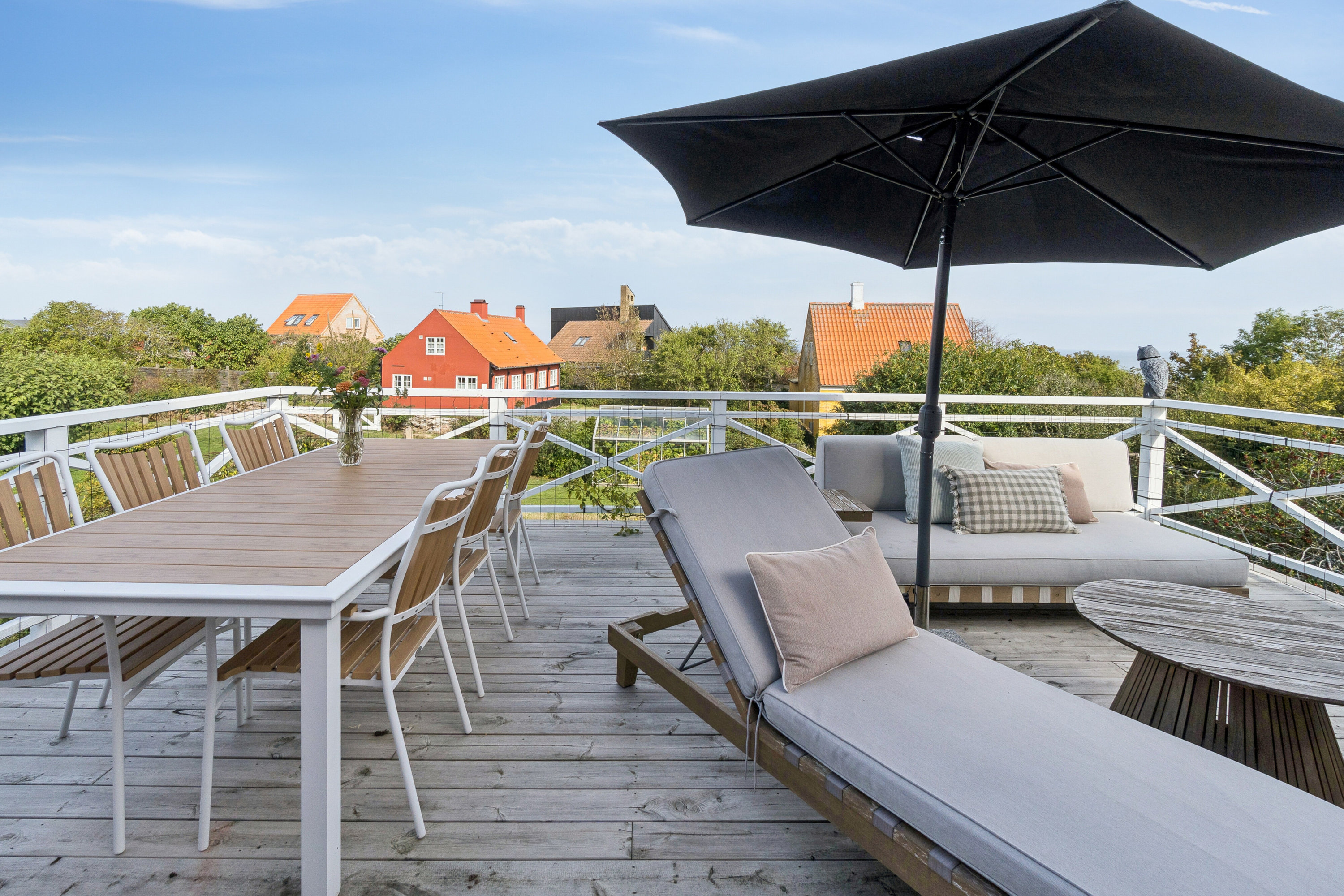 Fremhævet terrasse billede i fuldskærmstilstand. Billede af Melsted Langgade 56, 3760 Gudhjem