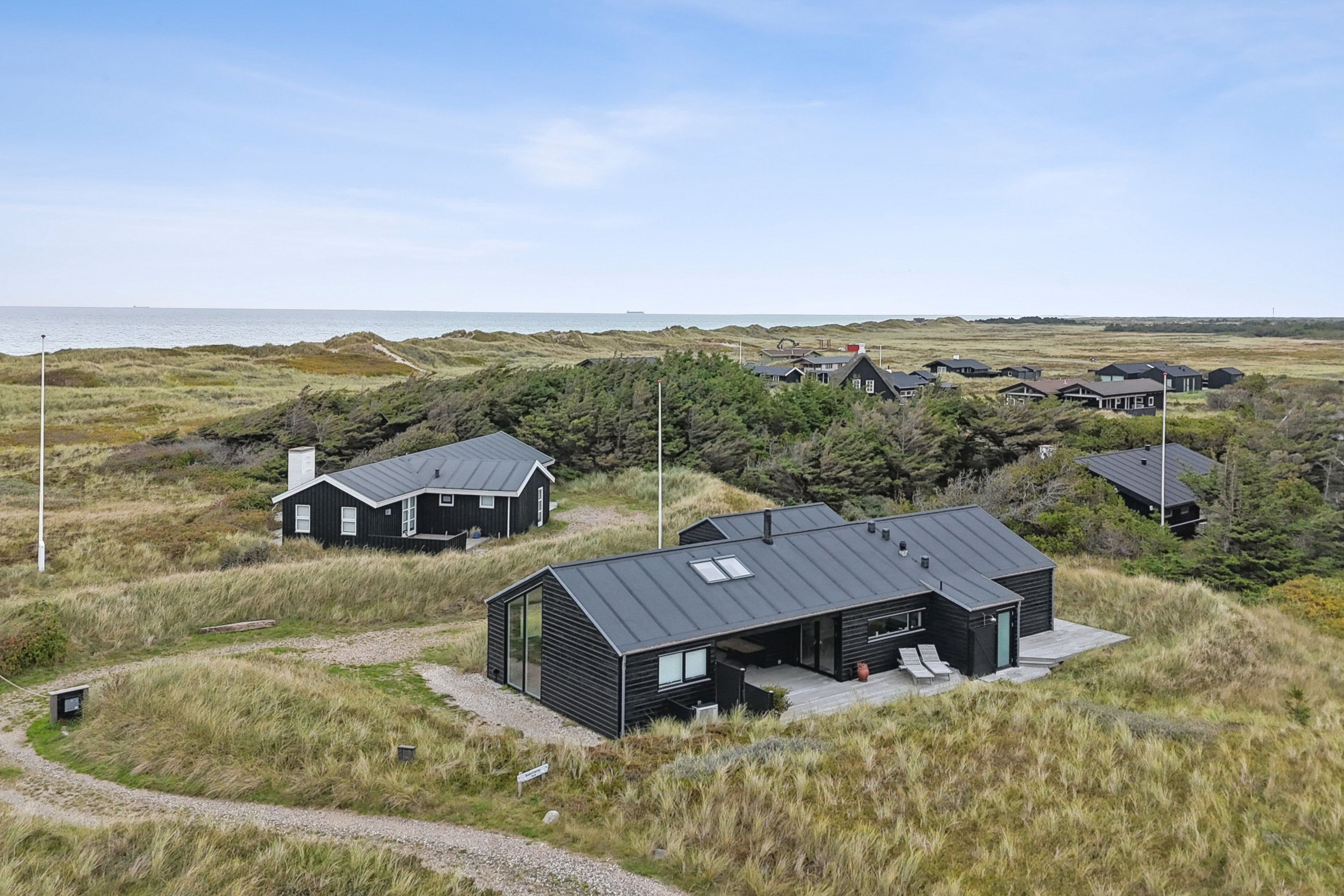 Fremhævet luftfoto billede i fuldskærmstilstand. Billede af Hamiltonvej 25D, Gl. Skagen, 9990 Skagen