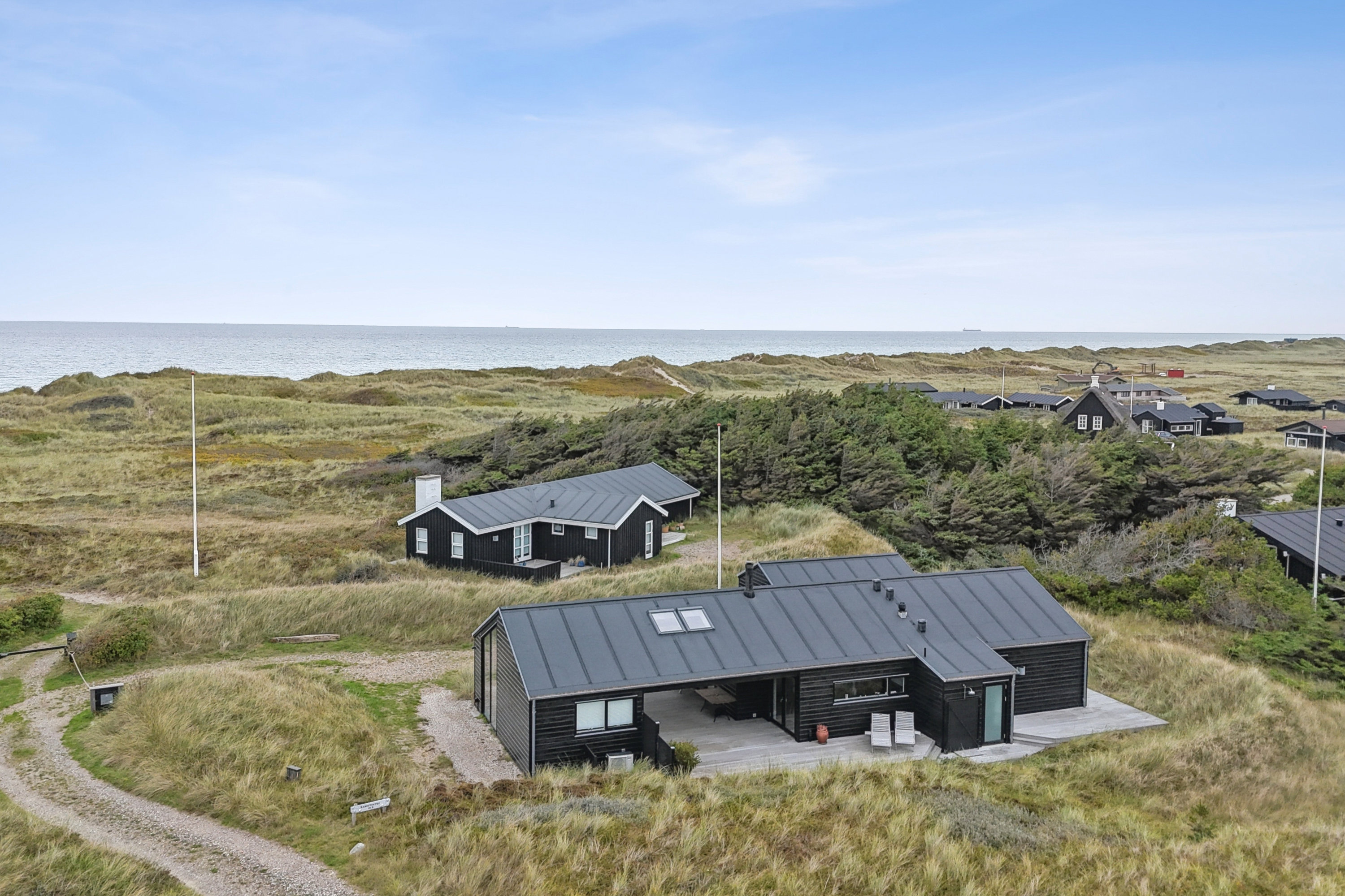 Fremhævet luftfoto billede i fuldskærmstilstand. Billede af Hamiltonvej 25D, Gl. Skagen, 9990 Skagen