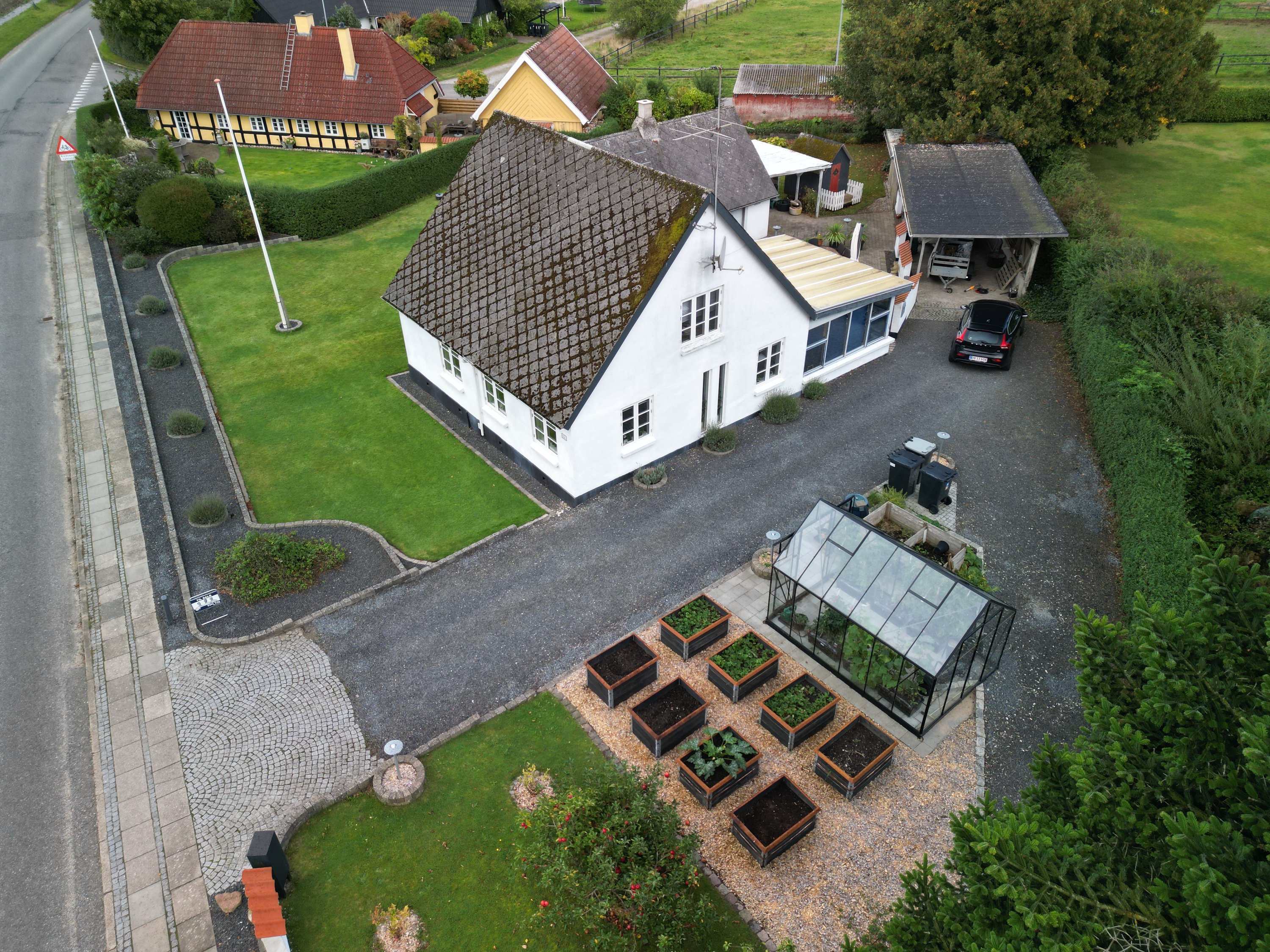 Fremhævet street view billede i fuldskærmstilstand. Billede af Grenstenvej 63A, Grensten, 8870 Langå