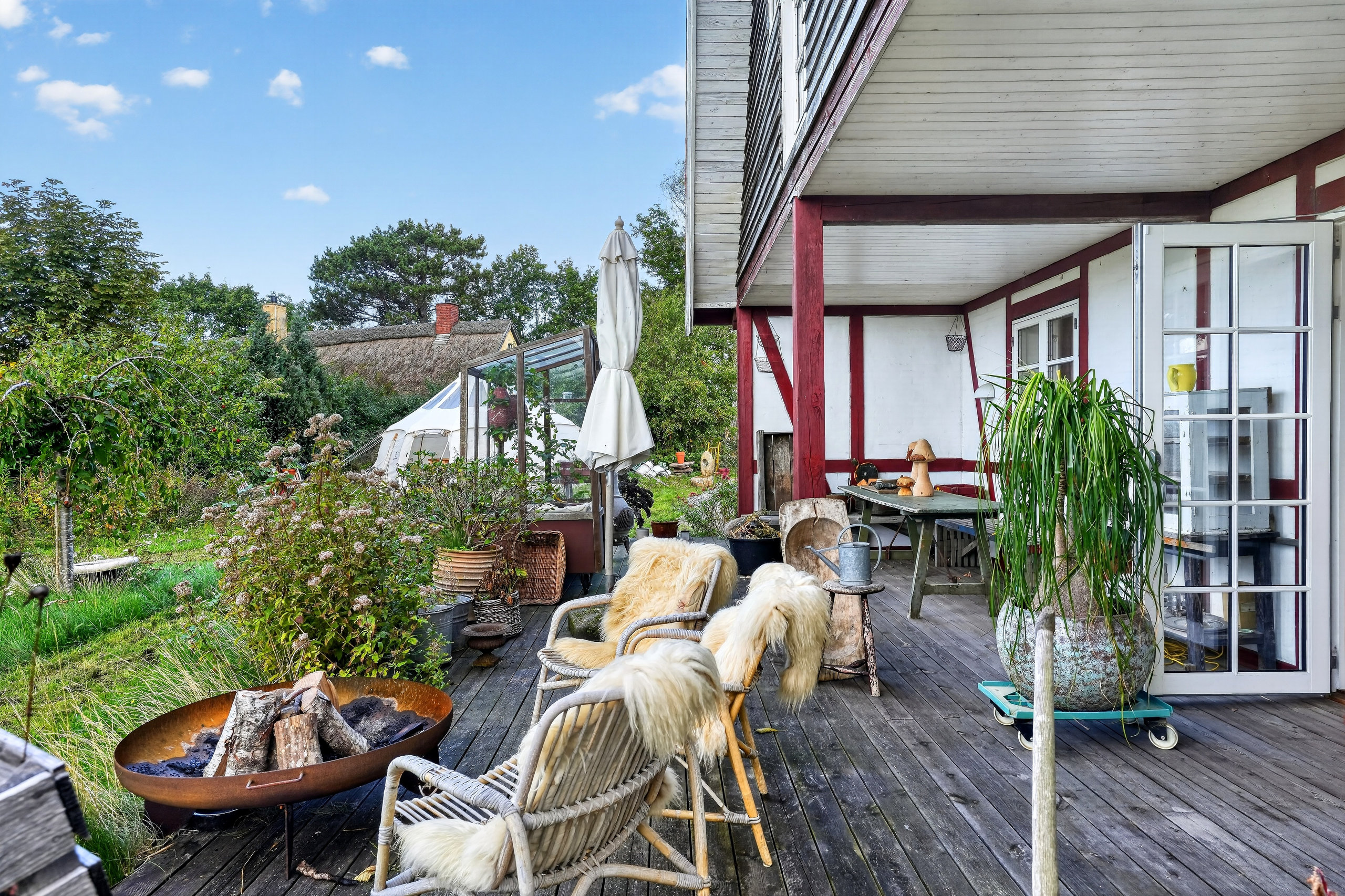 Fremhævet terrasse billede i fuldskærmstilstand. Billede af Vandværksvej 20B, 4581 Rørvig