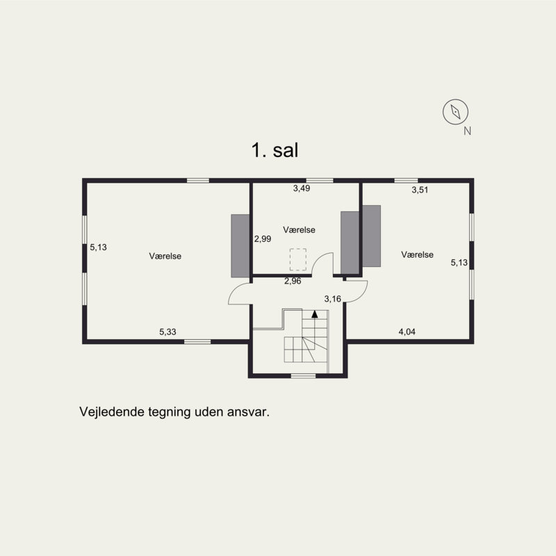 Plantegninger billede af Hulvej 15, 6731 Tjæreborg