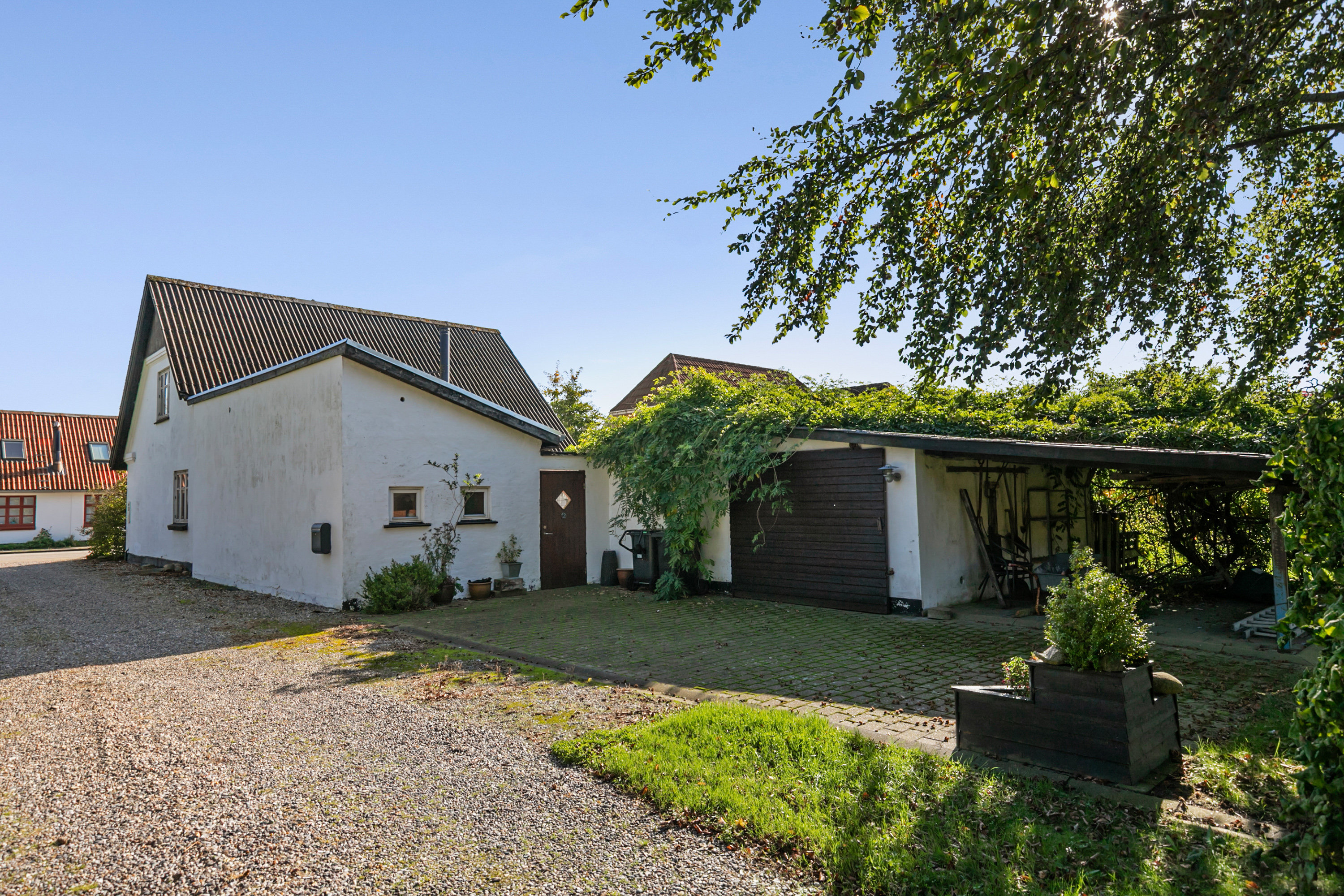 Fremhævet facade billede i fuldskærmstilstand. Billede af Nr Øksevej 23, Halvrimmen, 9460 Brovst