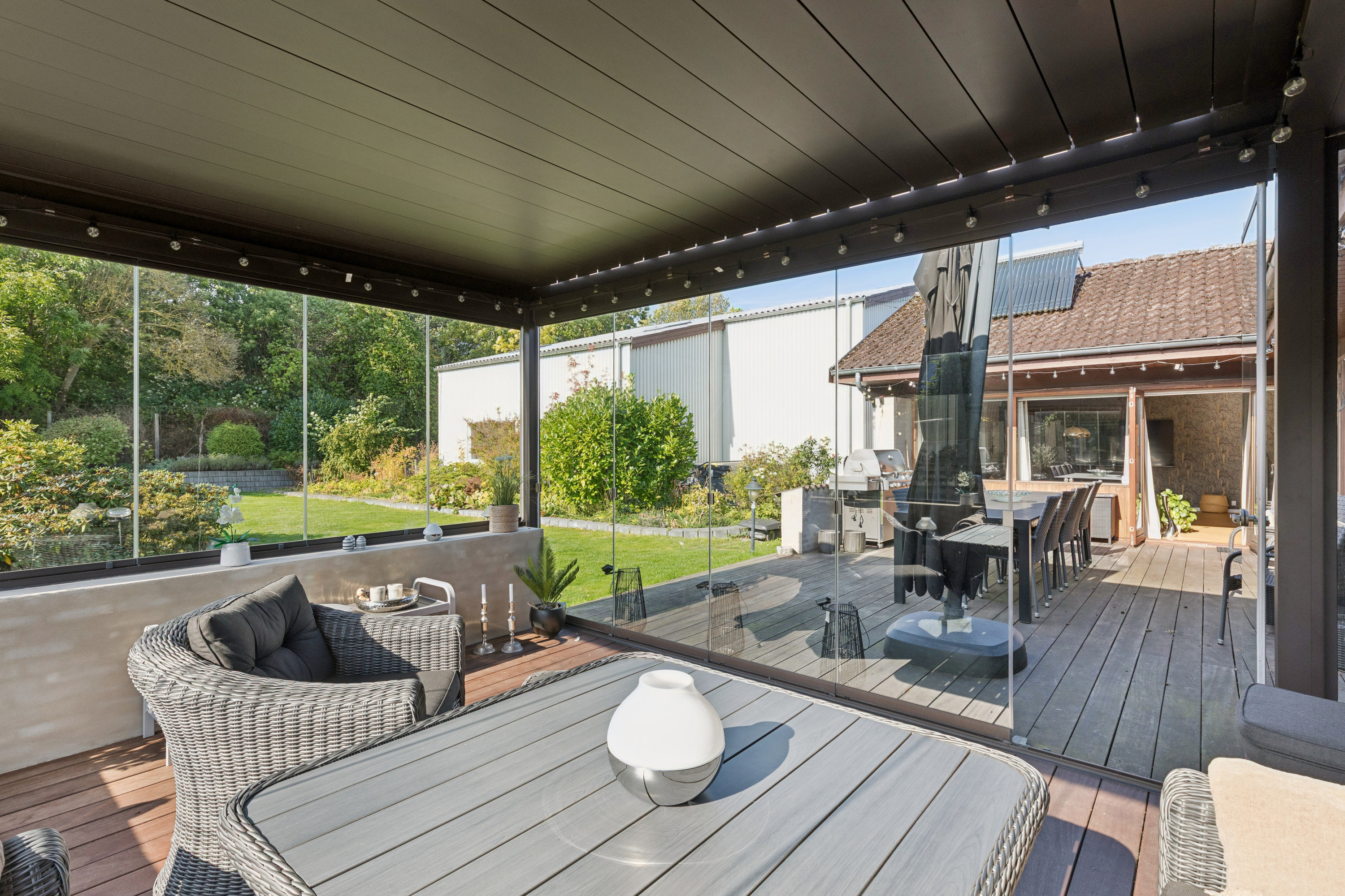 Fremhævet terrasse billede i fuldskærmstilstand. Billede af Vandmestervej 12, 2630 Taastrup