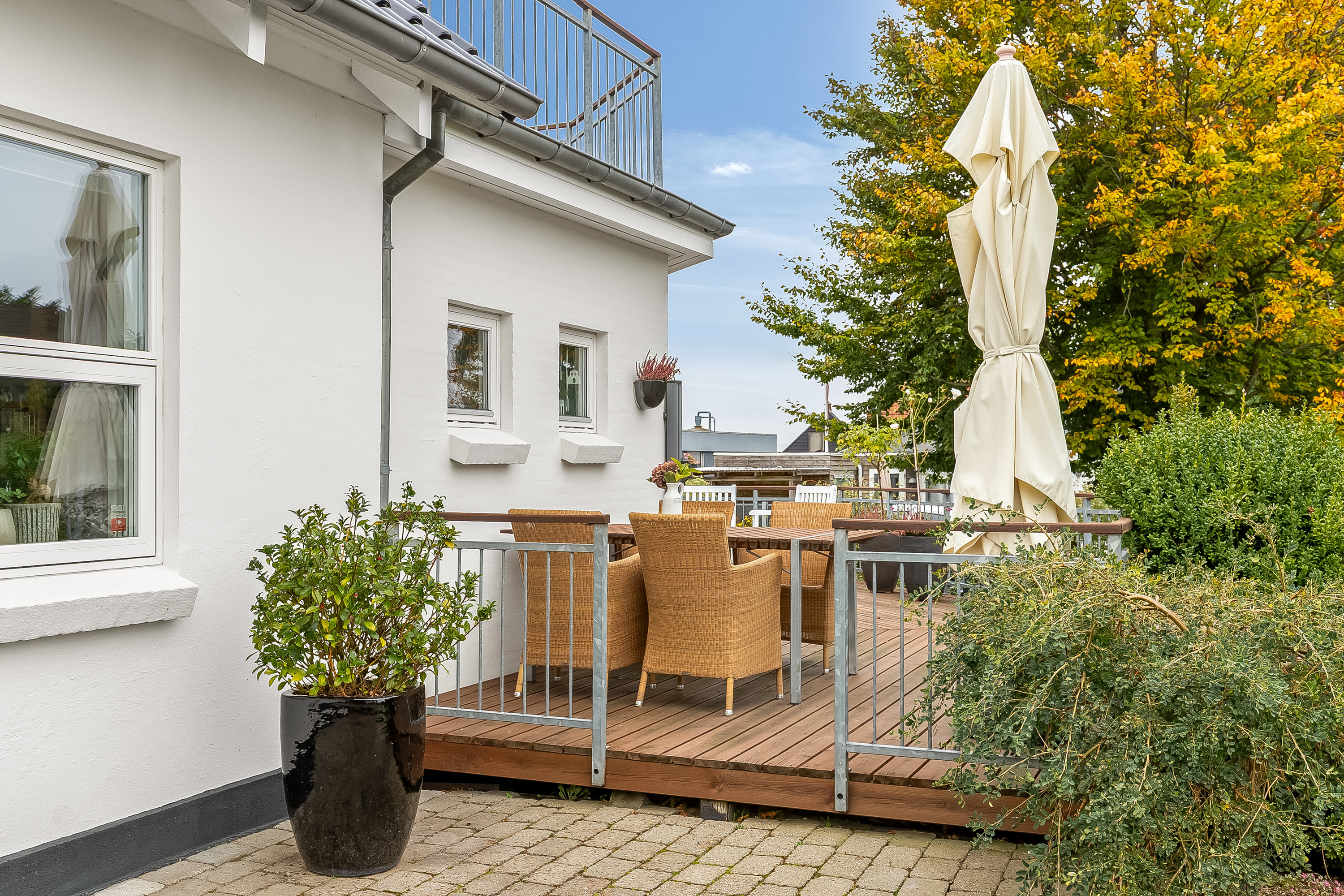 Miniaturebillede 1: terrasse. Billede af Buen 6, Søndermarken, 7100 Vejle