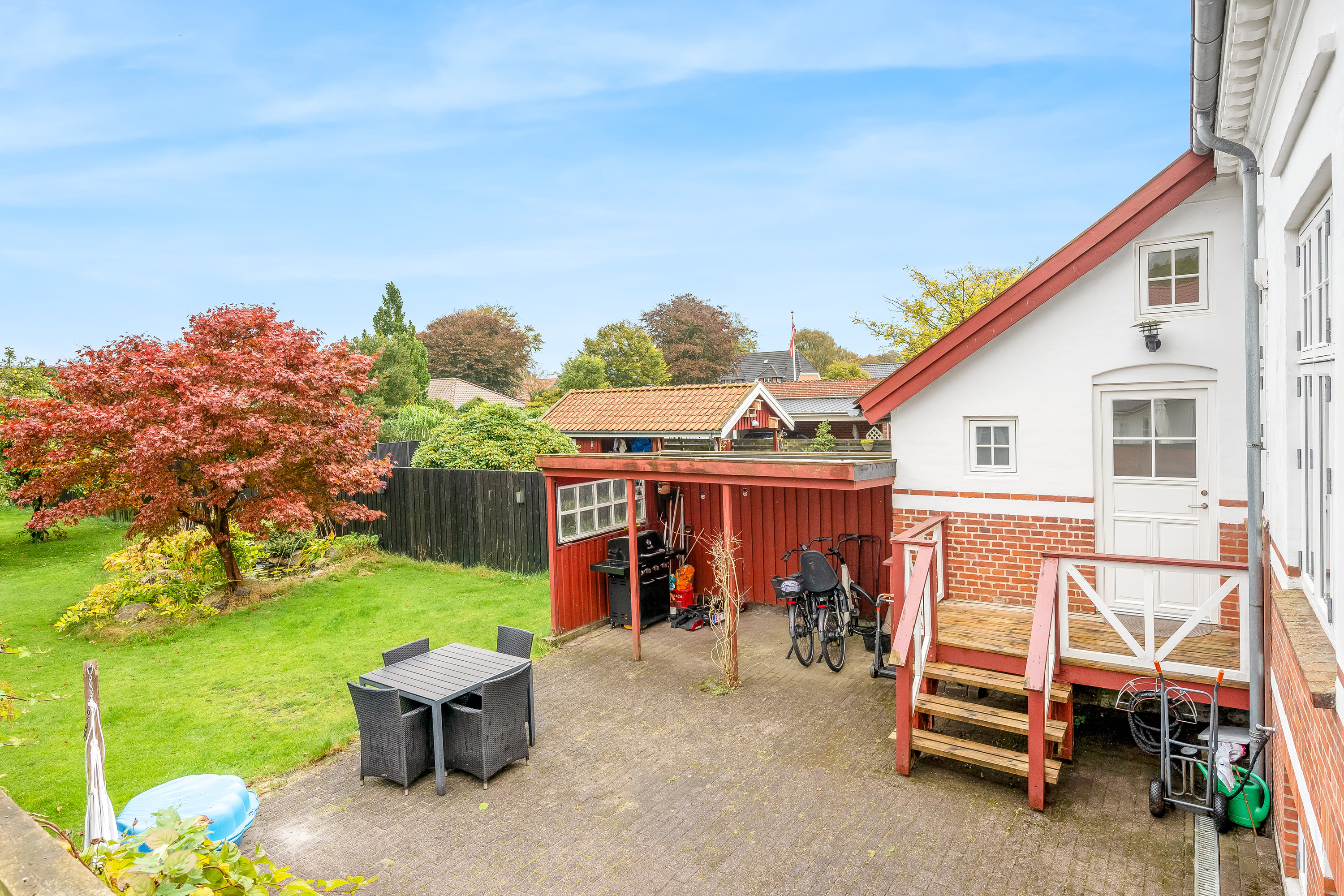 Fremhævet terrasse billede i fuldskærmstilstand. Billede af Bastrupsvej 14, 6800 Varde