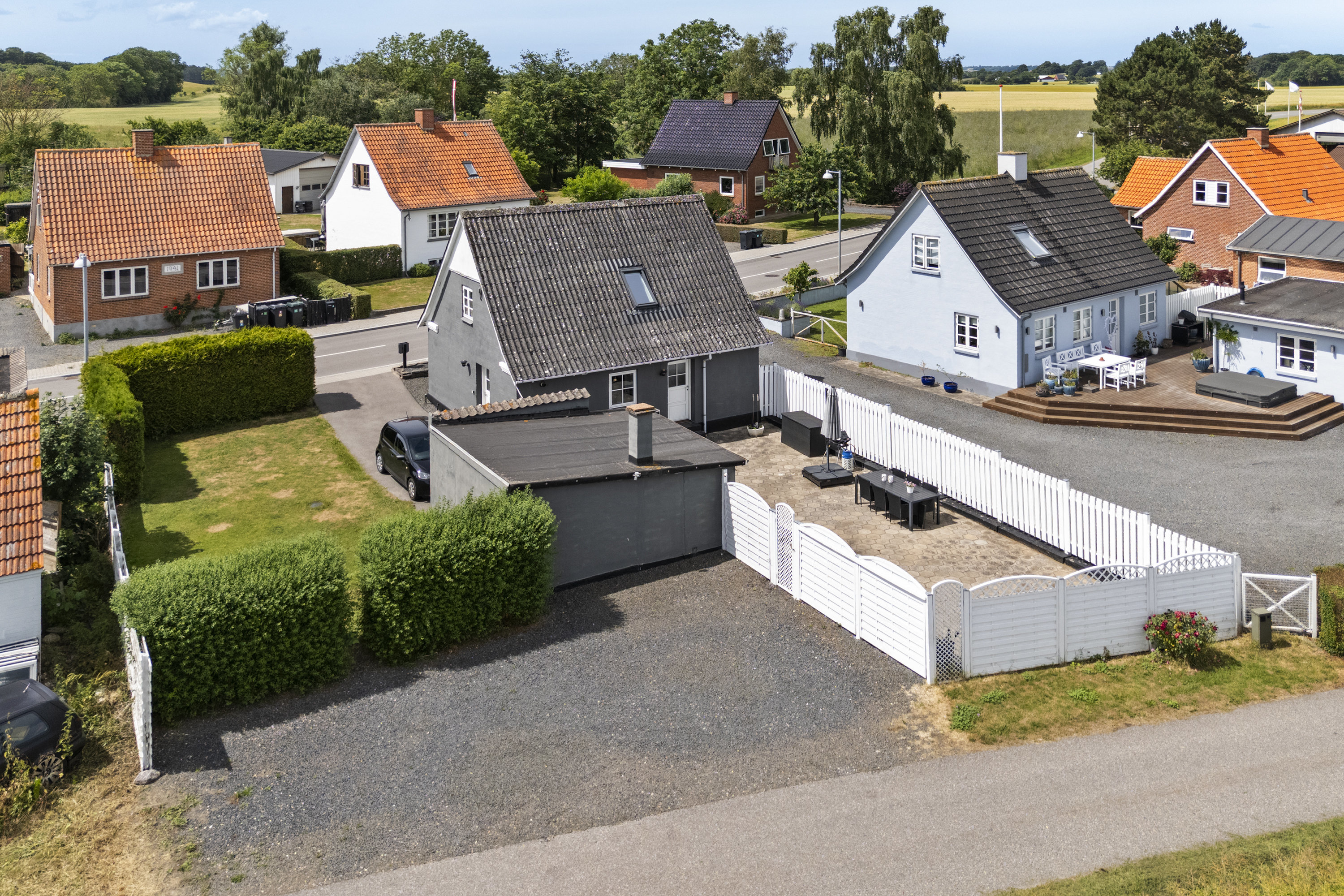Fremhævet luftfoto billede i fuldskærmstilstand. Billede af Bygaden 5, Kundby, 4520 Svinninge