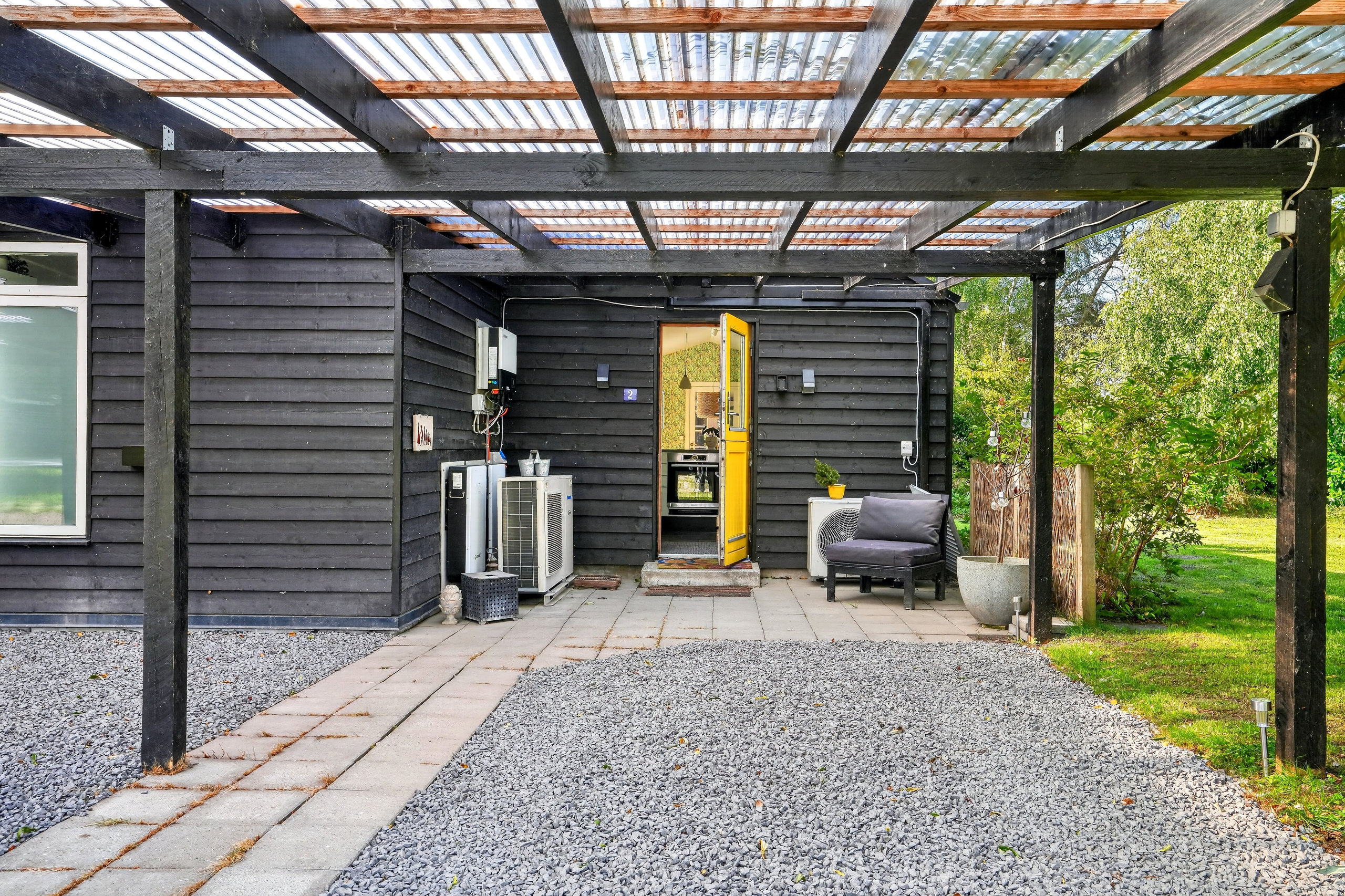 Fremhævet carport billede i fuldskærmstilstand. Billede af Lysbovej 2, 4581 Rørvig