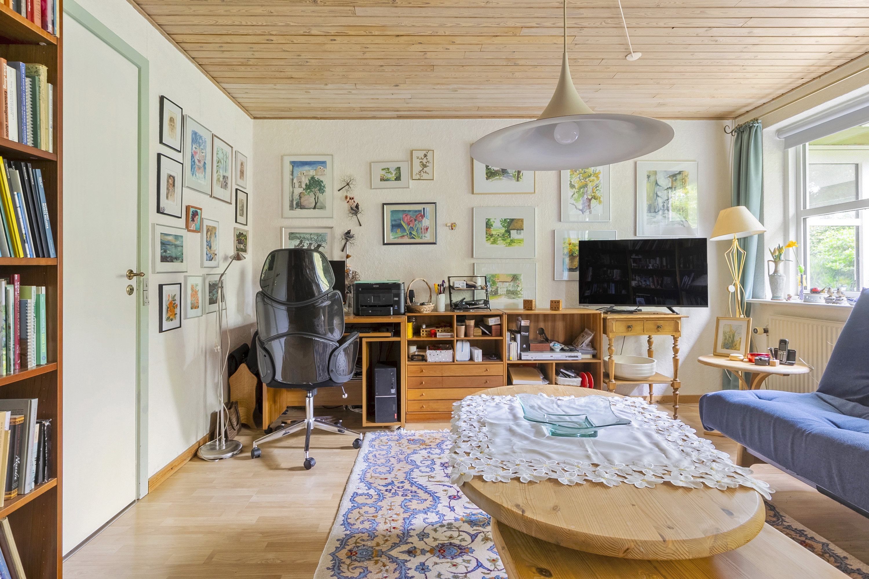 Fremhævet stue billede i fuldskærmstilstand. Billede af Mosevej 6, Løjt Kirkeby, 6200 Aabenraa