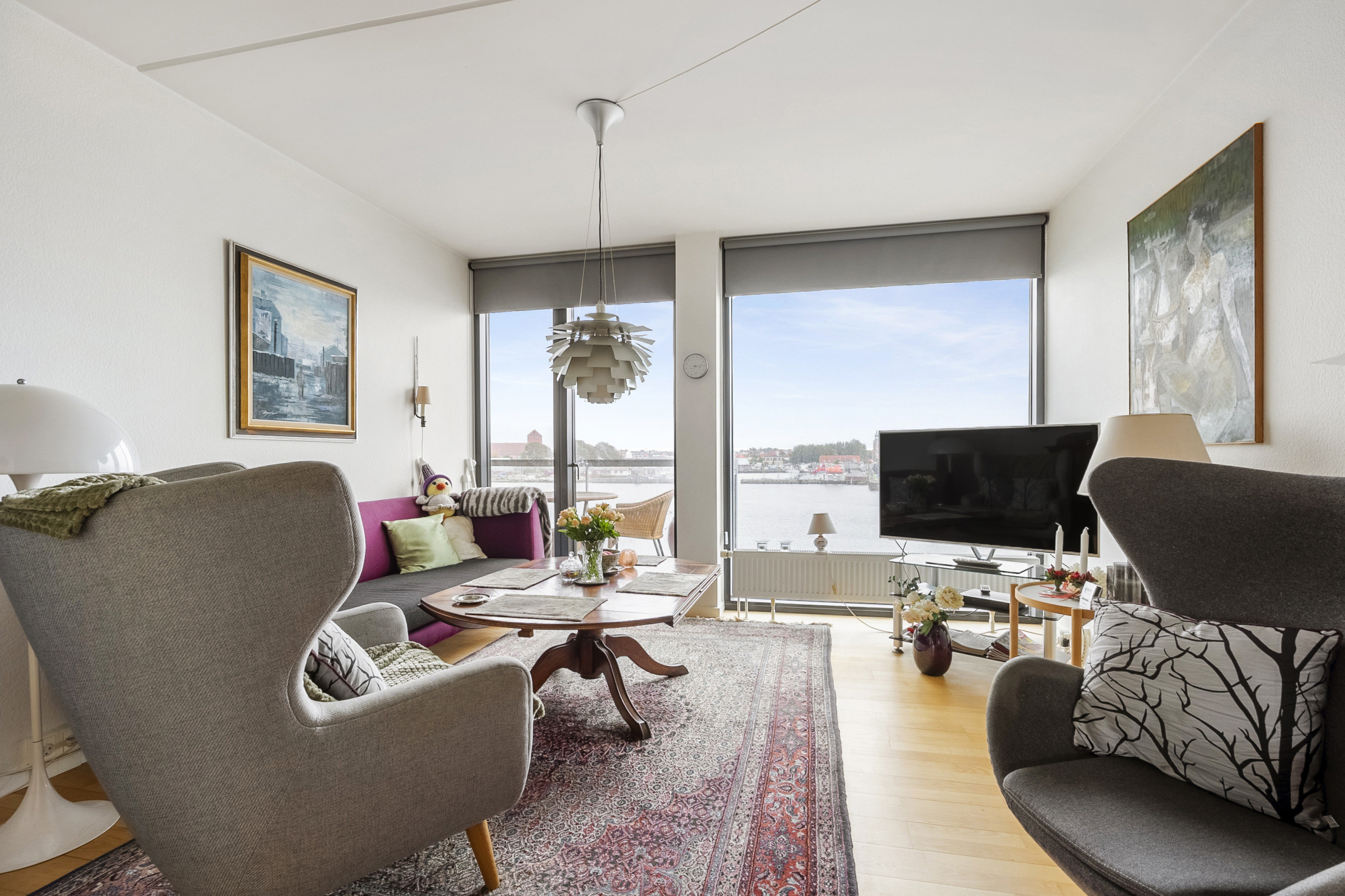 Fremhævet stue billede i fuldskærmstilstand. Billede af Strandvej 41, 2. tv., 4220 Korsør