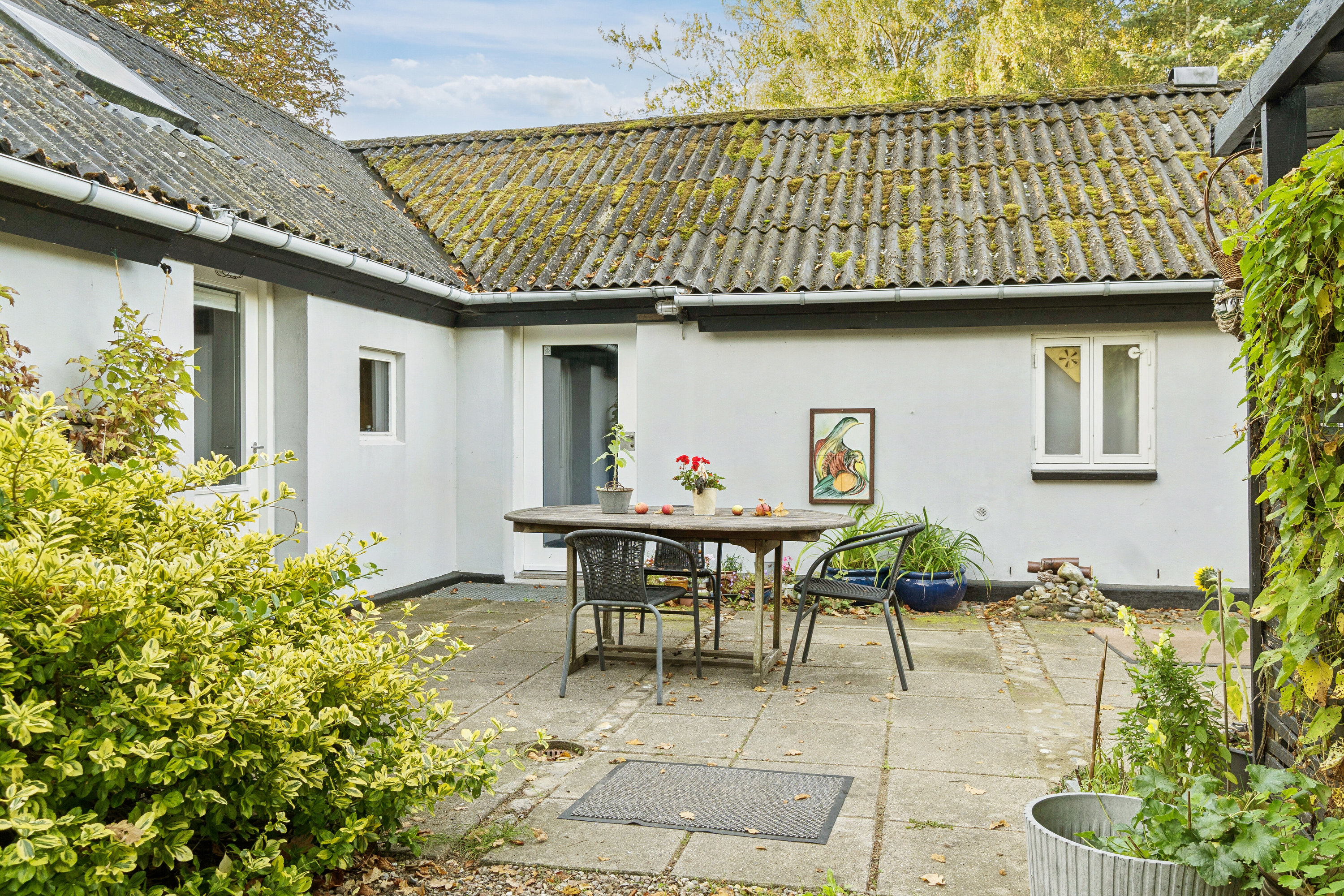 Fremhævet terrasse billede i fuldskærmstilstand. Billede af Gudumvej 14, Gudum, 4200 Slagelse