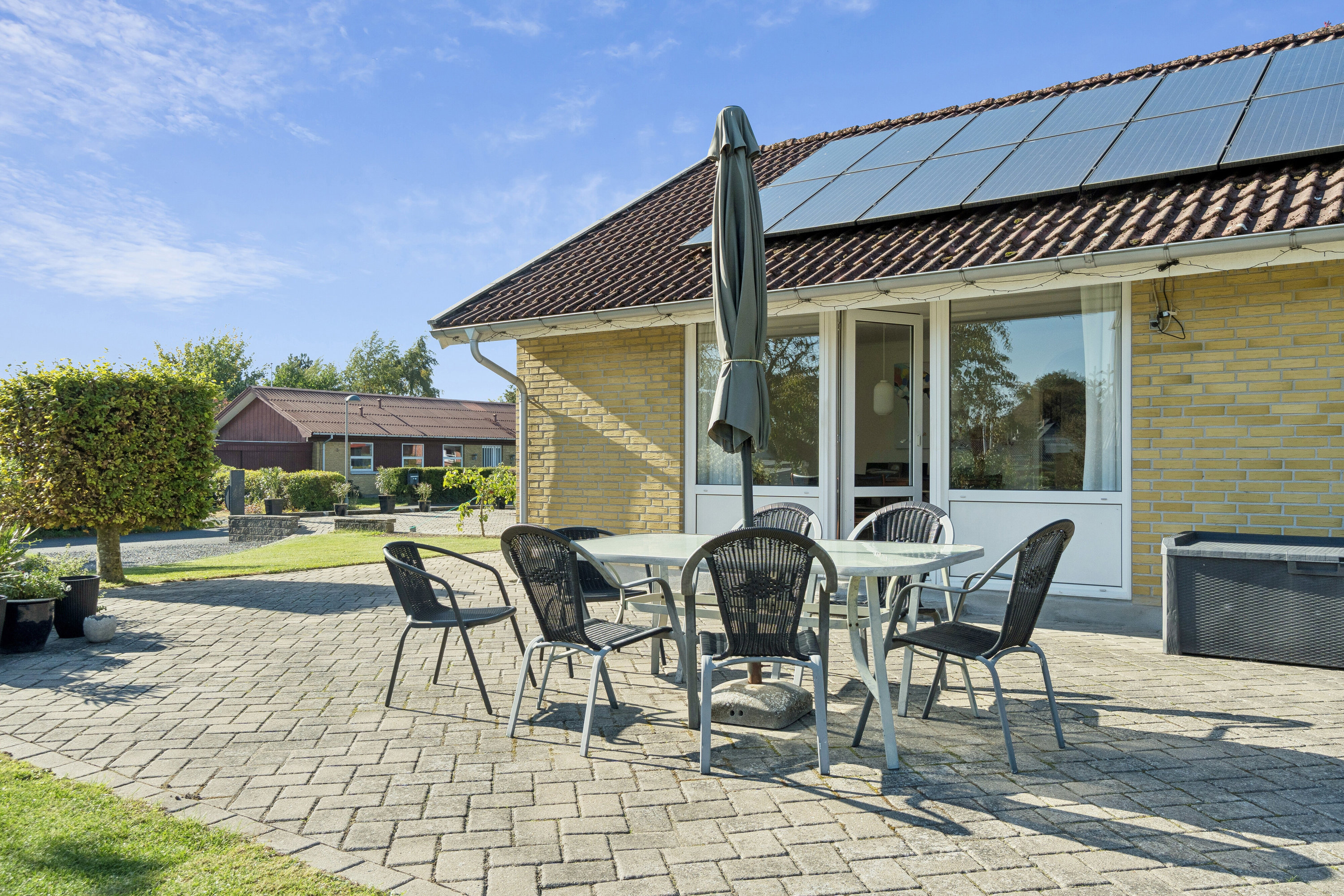 Fremhævet terrasse billede i fuldskærmstilstand. Billede af Vibevej 11, 4261 Dalmose