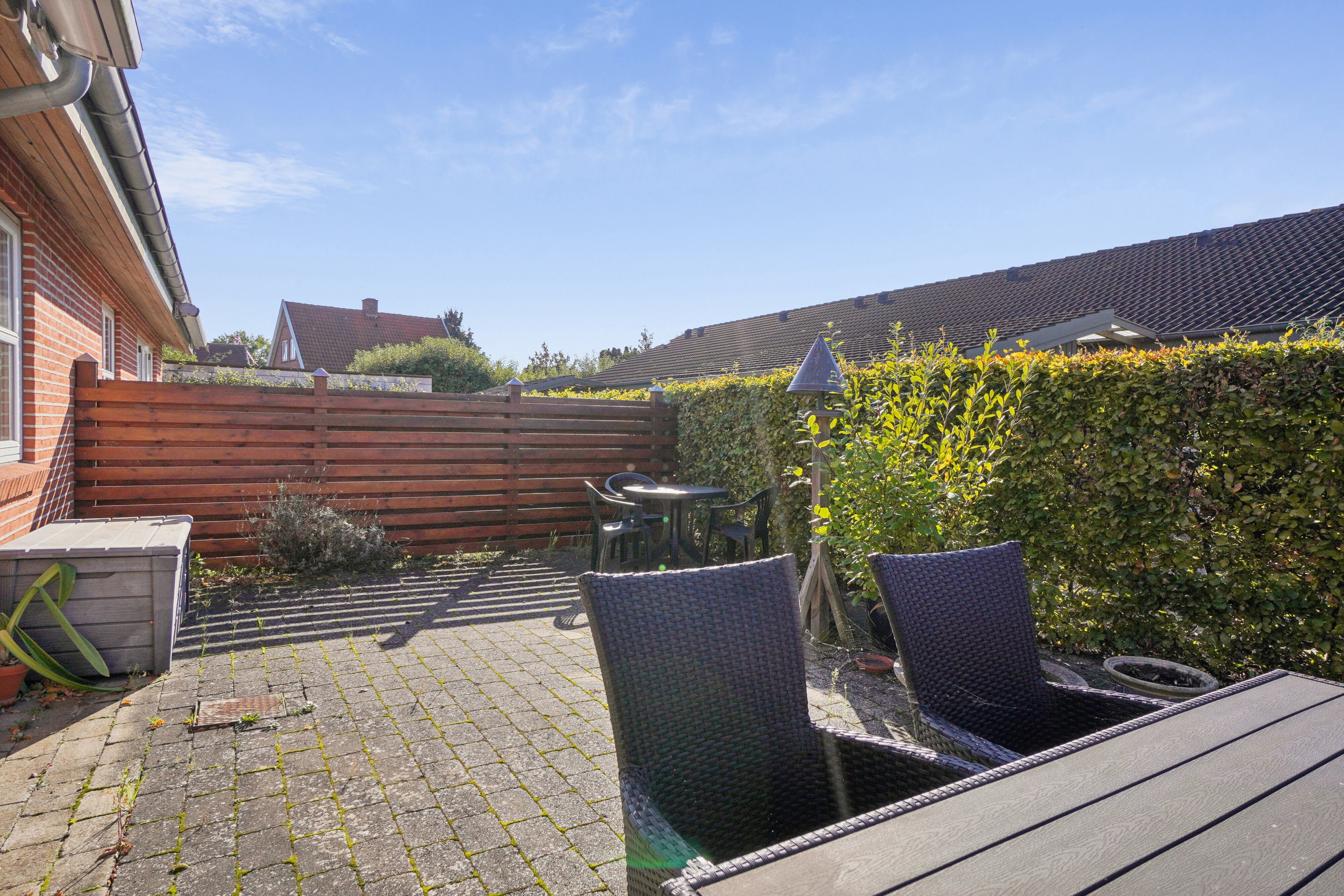 Fremhævet terrasse billede i fuldskærmstilstand. Billede af Åsebro 9B, Åsebro, 3300 Frederiksværk